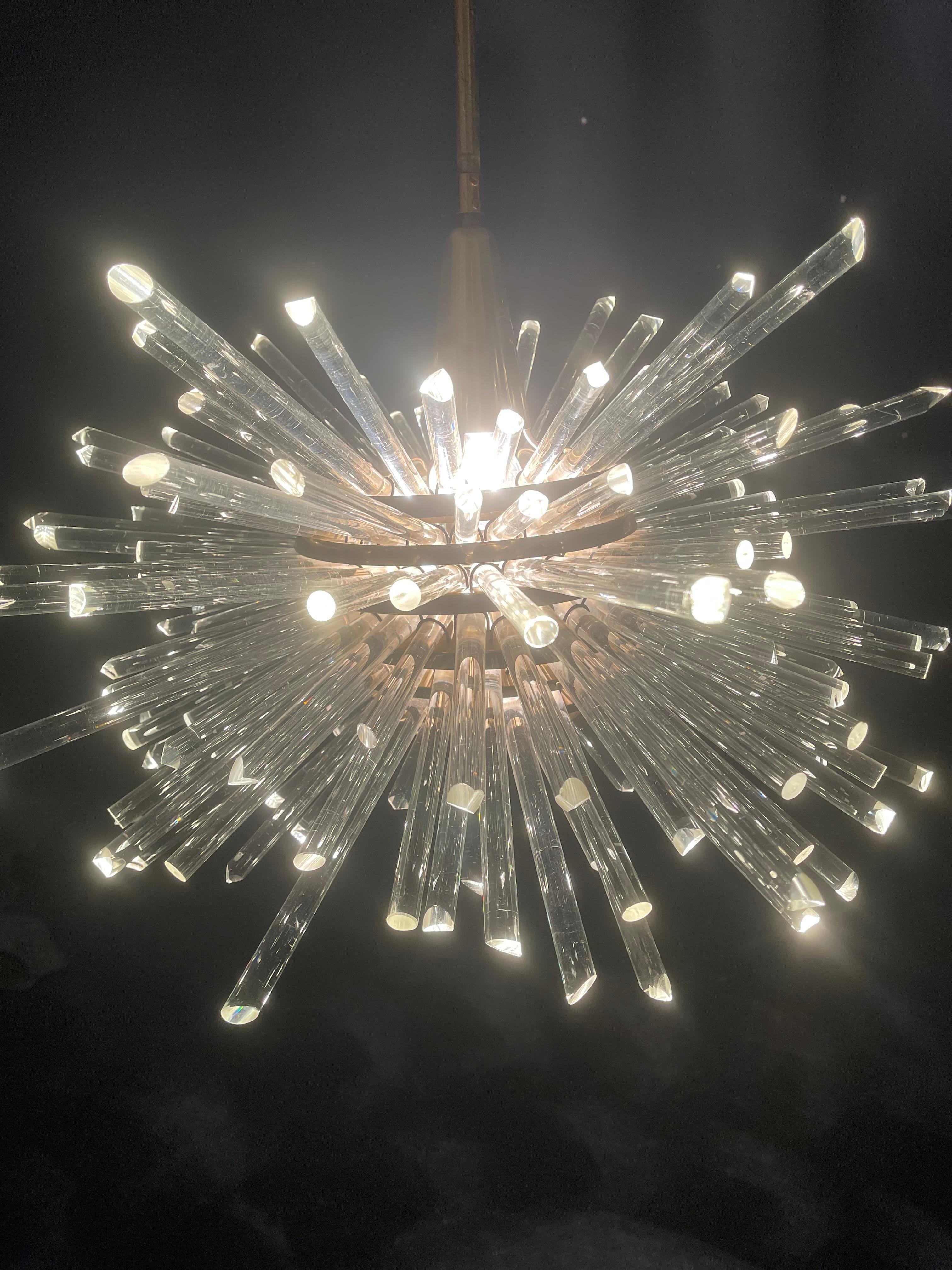 Mid-20th Century famous MIRACLE chandelier by bakalowits and sons For Sale