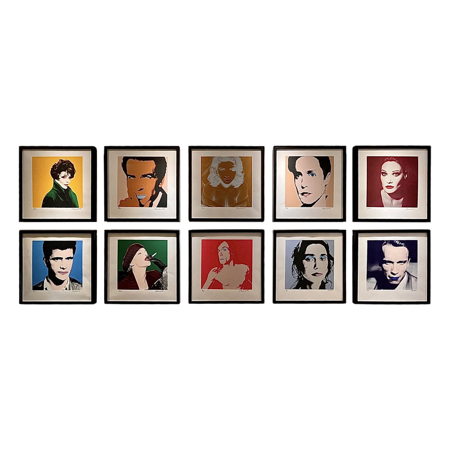 Impressions sérigraphiées « Famous » de John Stoddart