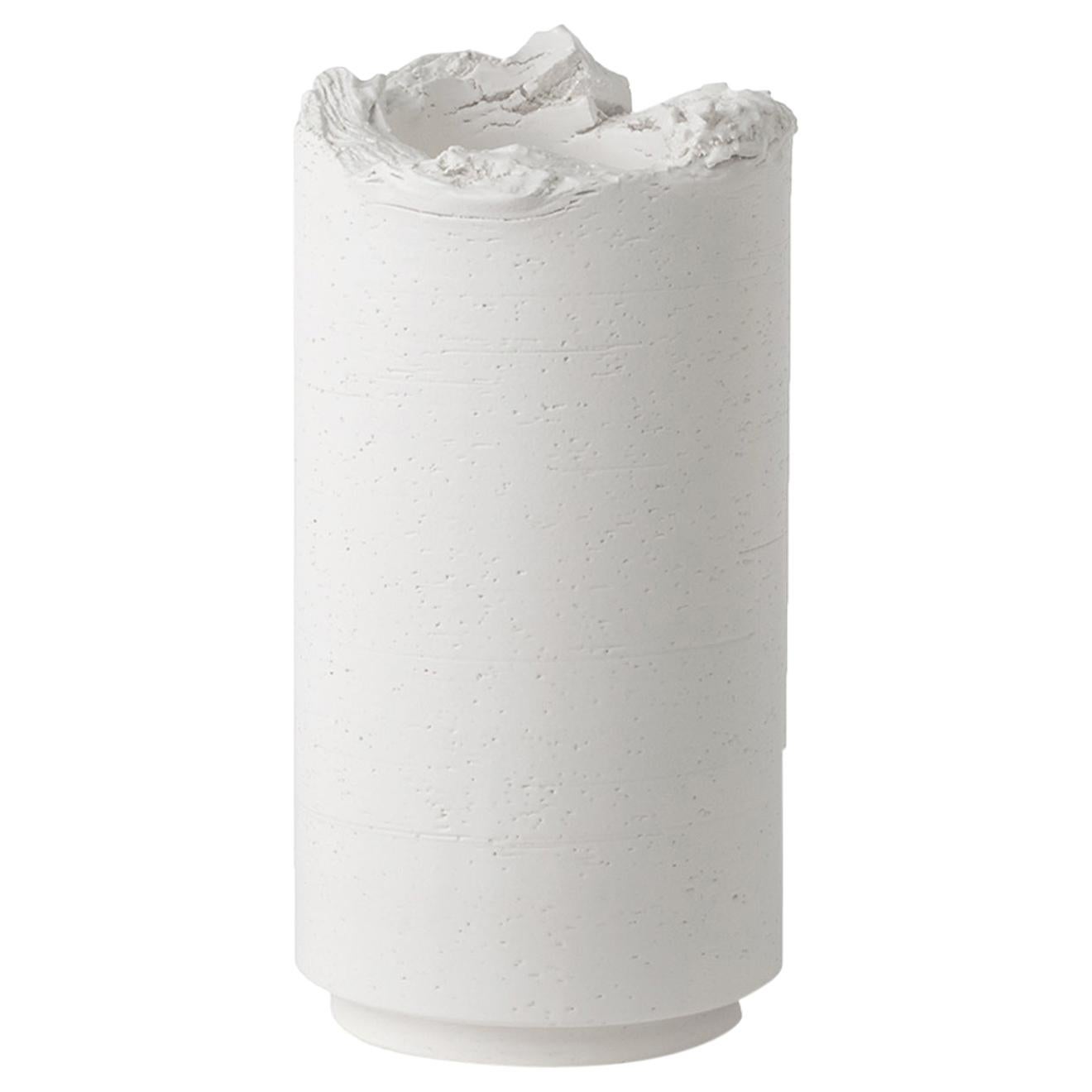 Fan-7 Tall White Vase by Formafantasma For Sale