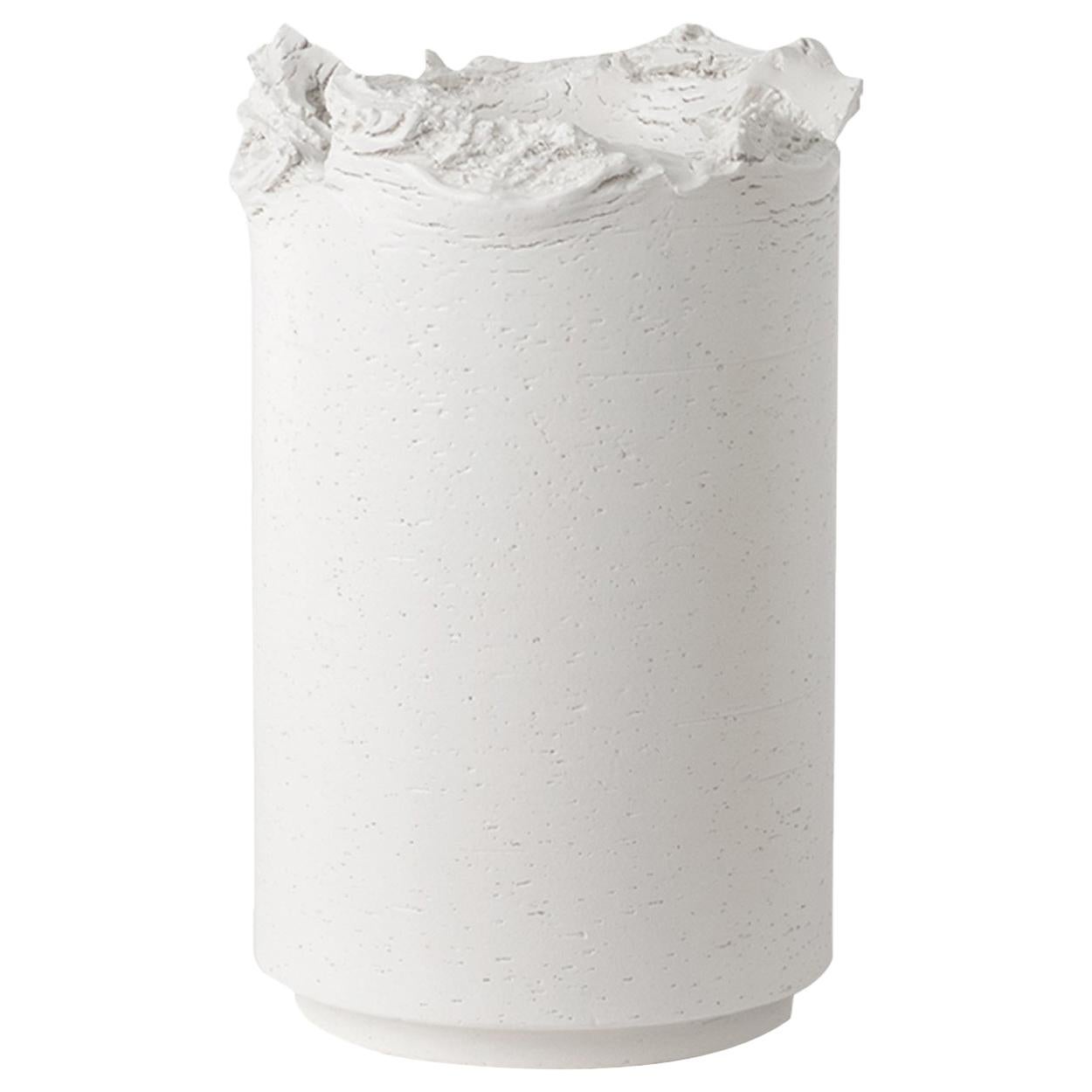 Fan-8 White Vase by Formafantasma For Sale