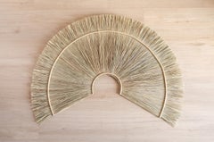 Fan Wall Decoration - Cultural Icon, Organic Fibers, Golden color, Installation