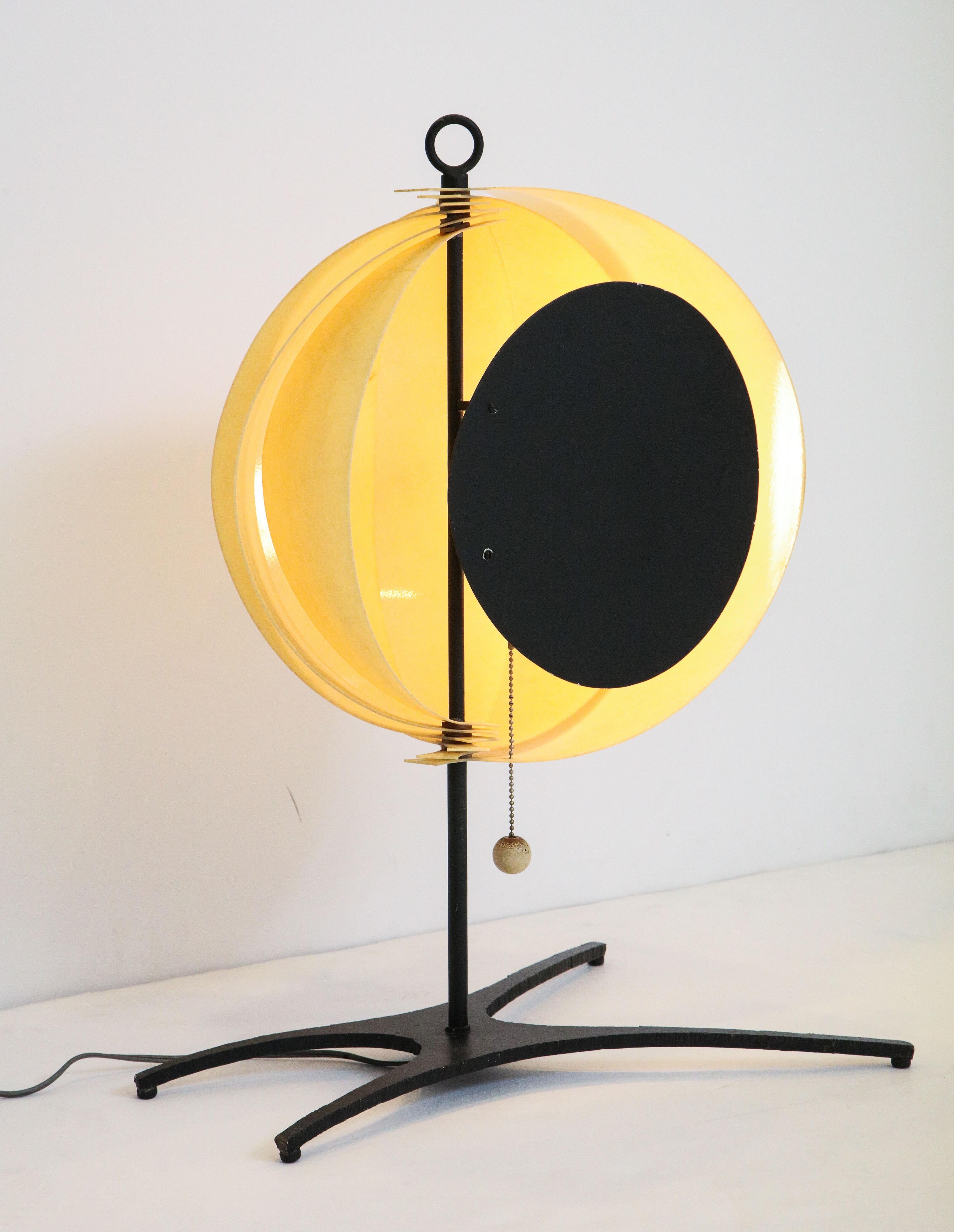 Aluminum Fan-Finned Desk Lamp by Jo Mead Designs