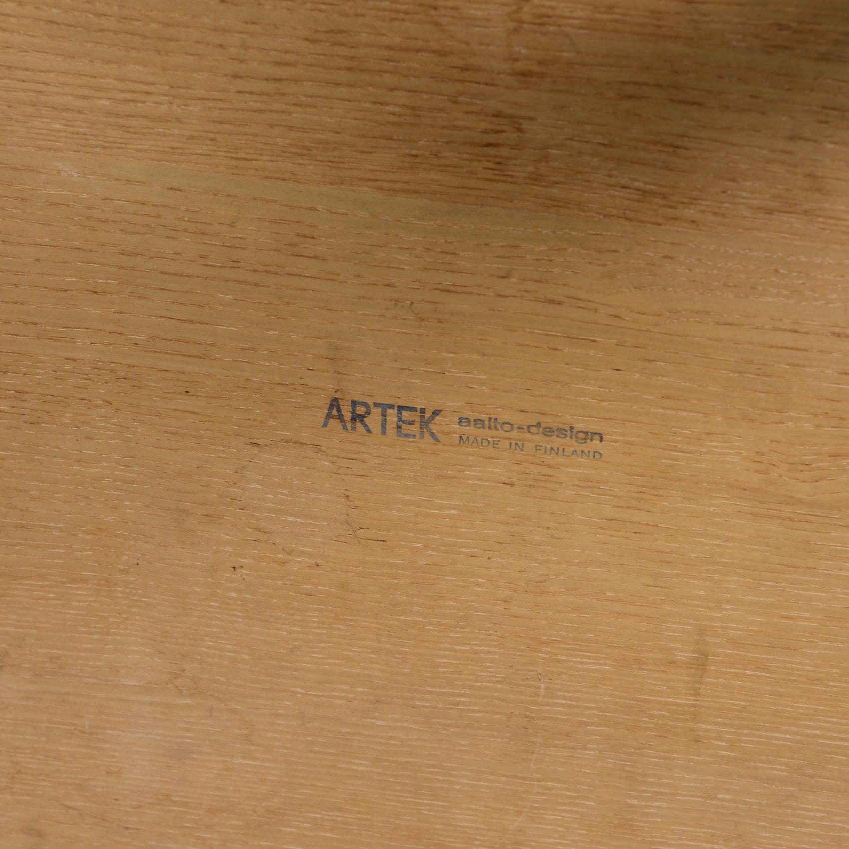 Birch Fan Leg Coffee Table by Alvar Aalto, circa 1970