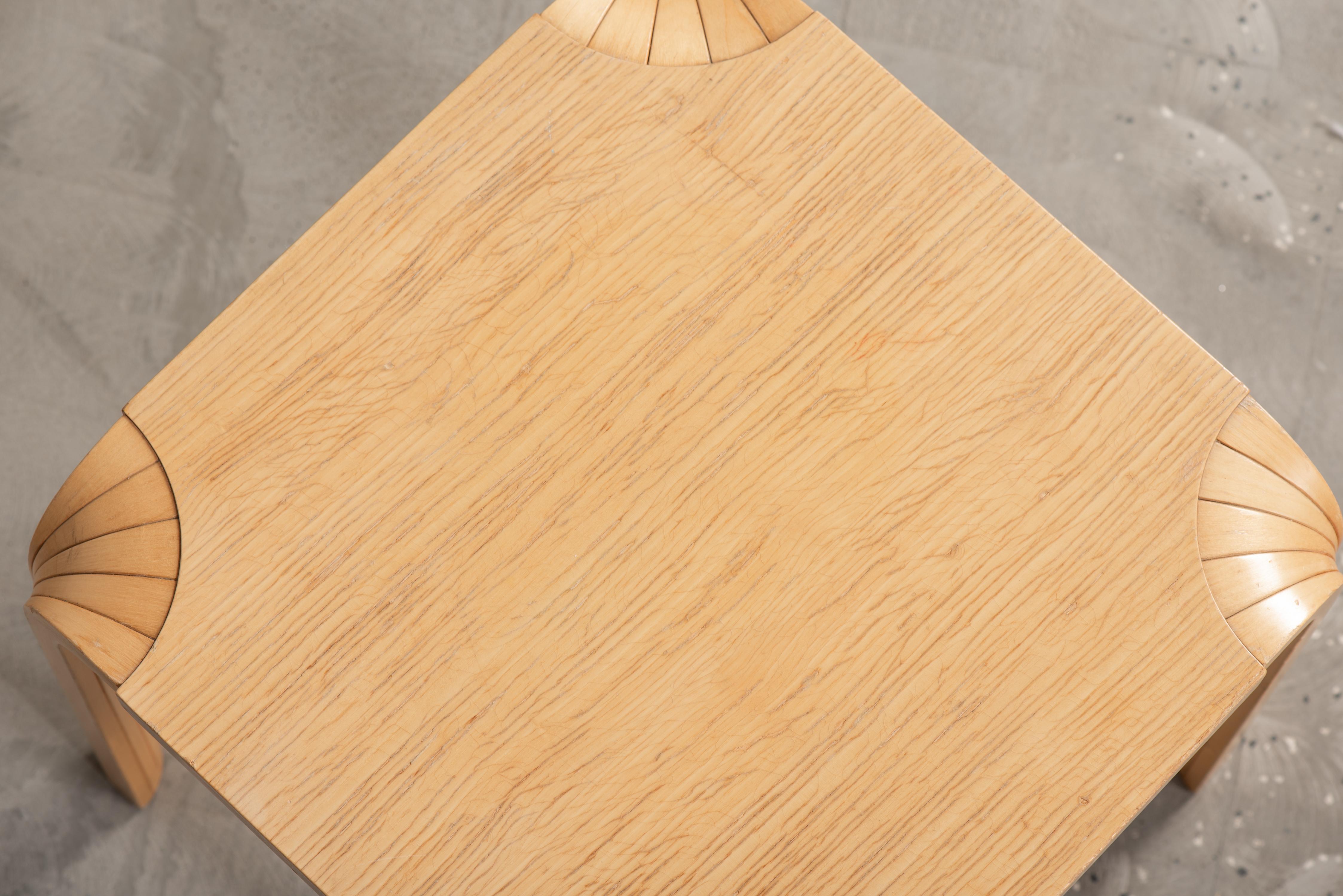 Taburete con pata de abanico X601 Alvar Aalto para Artek, Finlandia, años 60 en venta 6