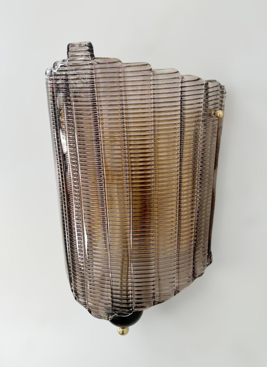 Fan Sconce by Fabio Ltd Moderno de mediados de siglo en venta