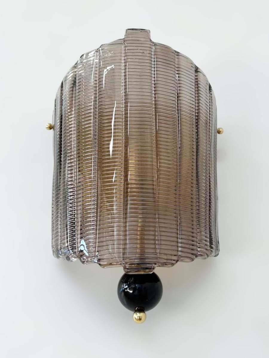 Contemporary Fan Sconce by Fabio Ltd For Sale