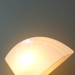 Fan-Shaped AV Mazzega Murano Glass Table Lamp, 1970s