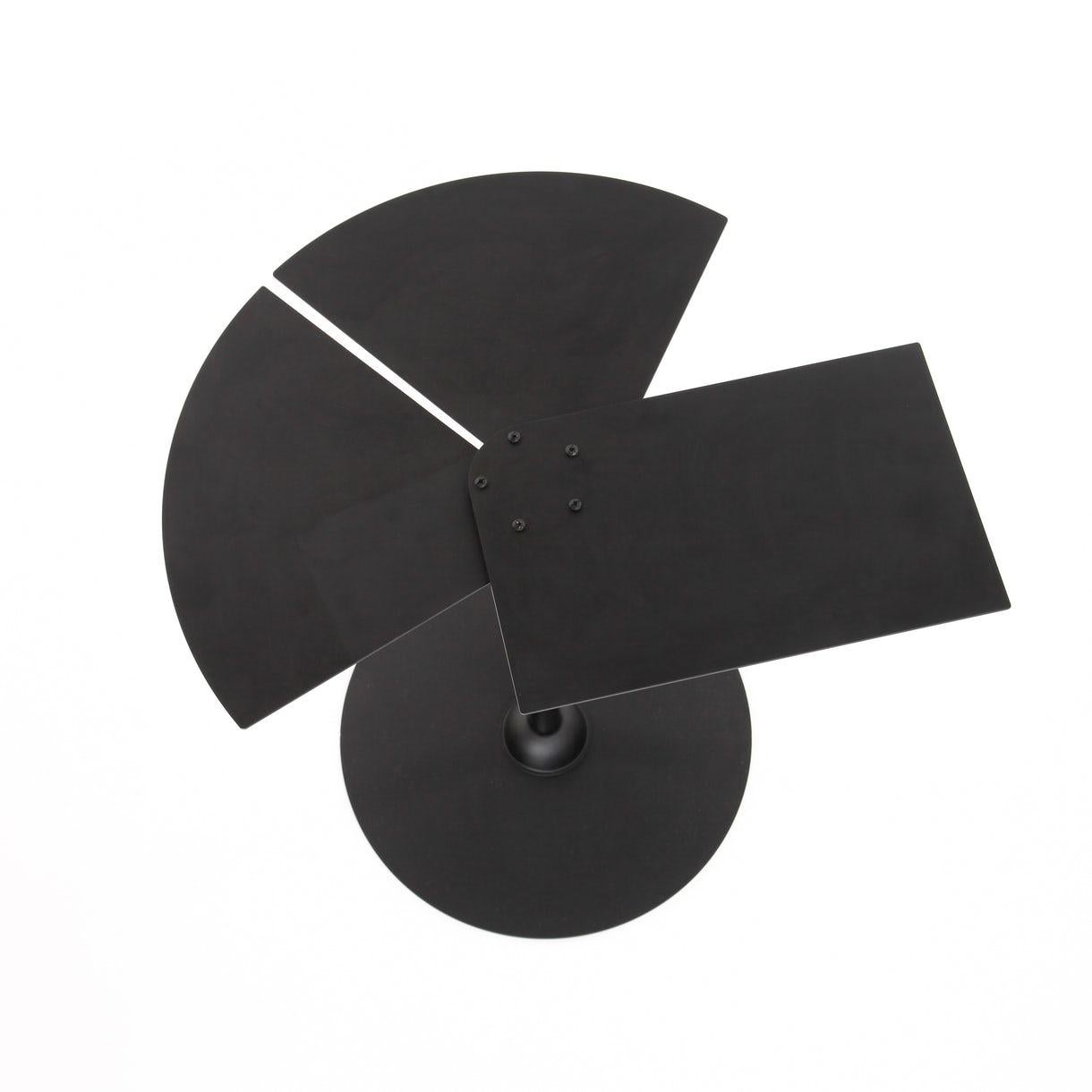 Beistelltisch „Fan“ in der Art von Pierre Chareau (Moderne der Mitte des Jahrhunderts) im Angebot