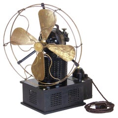 Antique Fan with Ionizer, General Electric Company, 1900ca '220V'