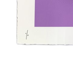 Pet Hate (Lilac), framed hand finished screen print