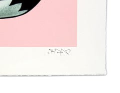 Pet Hate (Pink) Hand Finished Screen Print, Signed, Edition 2/15