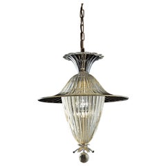 Fanali Veneziani 5383 Suspension Lamp in Glass, by Barovier & Toso