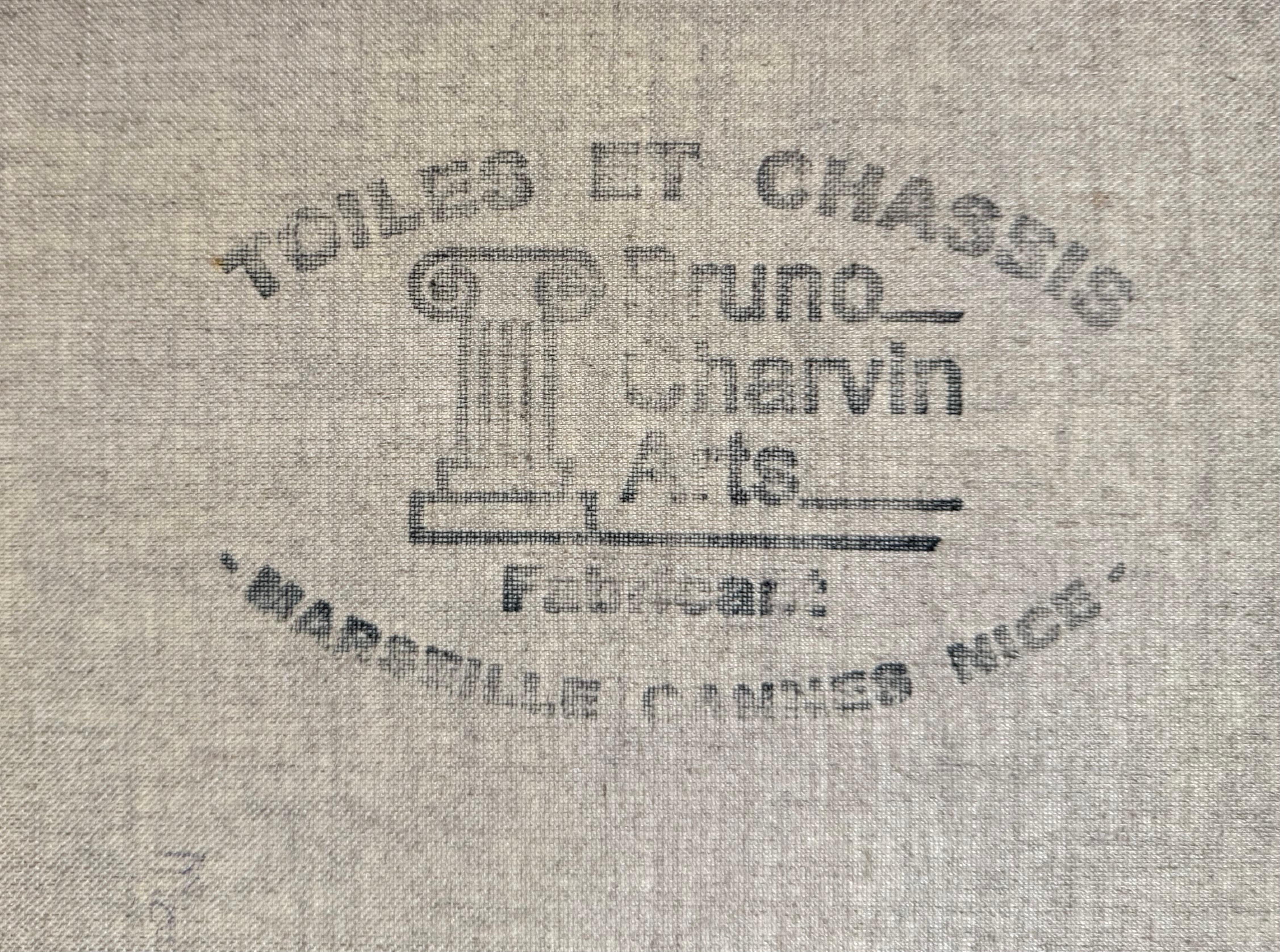 Peinture à l'huile naïve et fantaisiste d'intérieur méditerranéen en bord de mer Fanch Ledan en vente 7