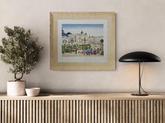 François Fanch Ledan Monte Carlo - The Arms, 1997, Lithograph on Arches Paper