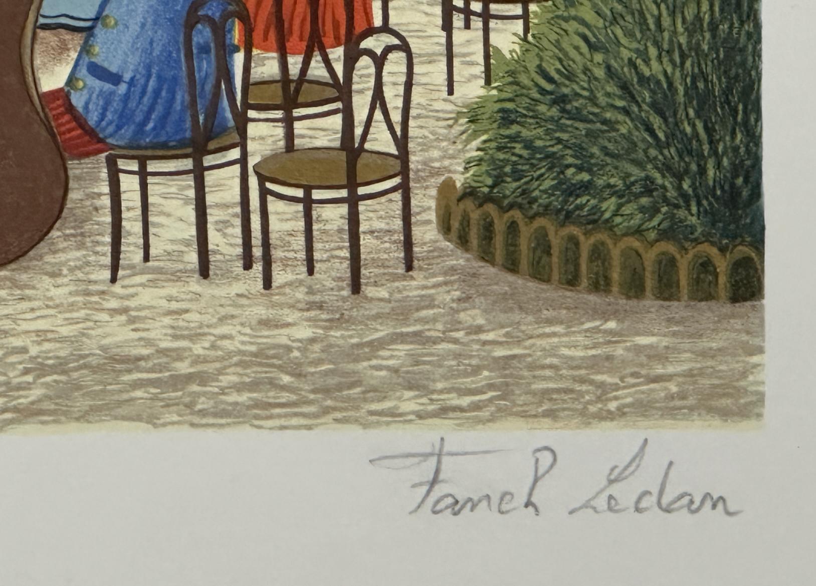 Artist: Francois Fanch Ledan 
Title: Monte Carlo - The Arms, 
Year: 1997
Medium: Lithograph on Arches Paper
Size: 19 x 22 inches
Signed in pencil and marked 198/200

UNFRAMED 

Born in France in 1949, François Ledan studied art at the Ecole