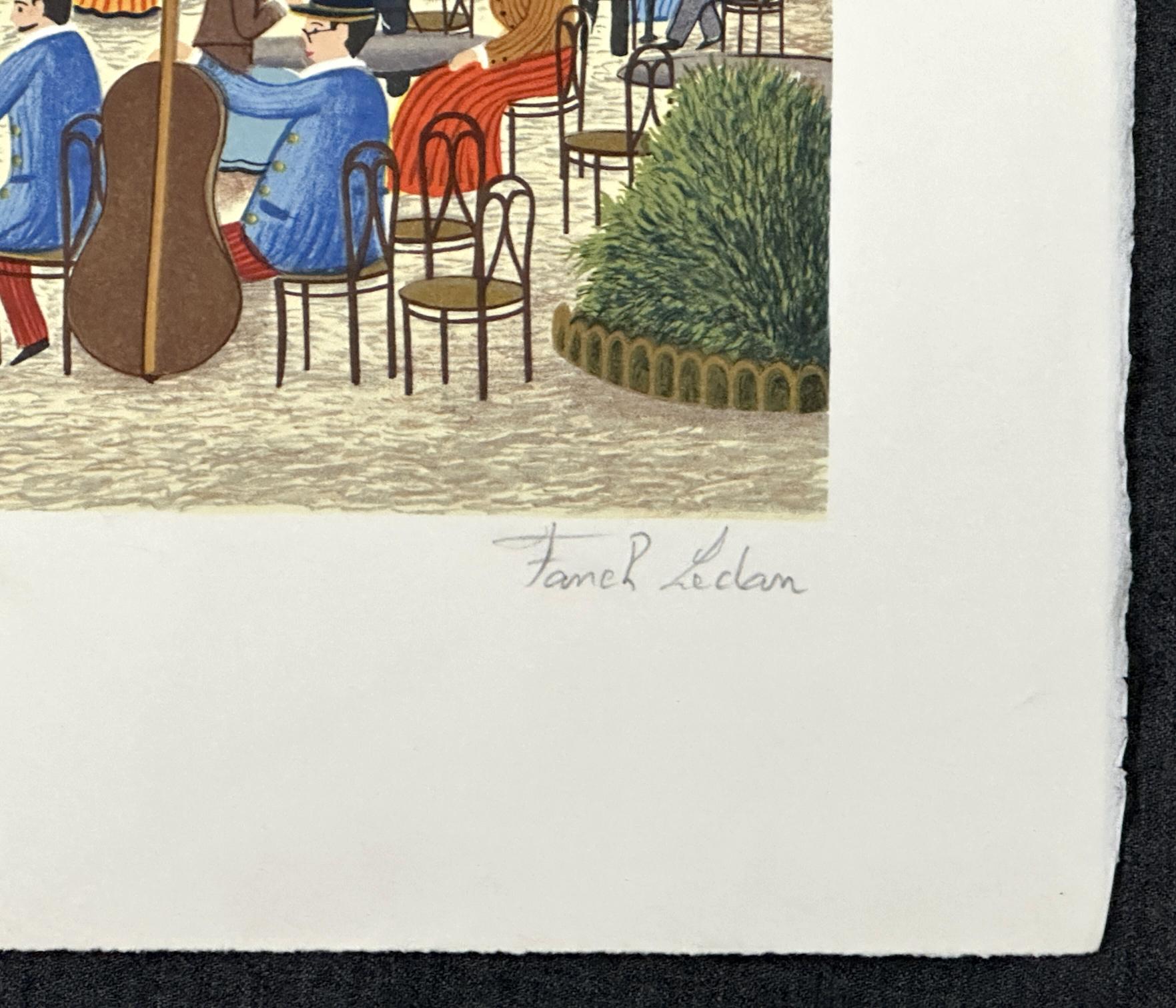 François Fanch Ledan Monte Carlo - The Arms, 1997, Lithograph on Arches Paper For Sale 1