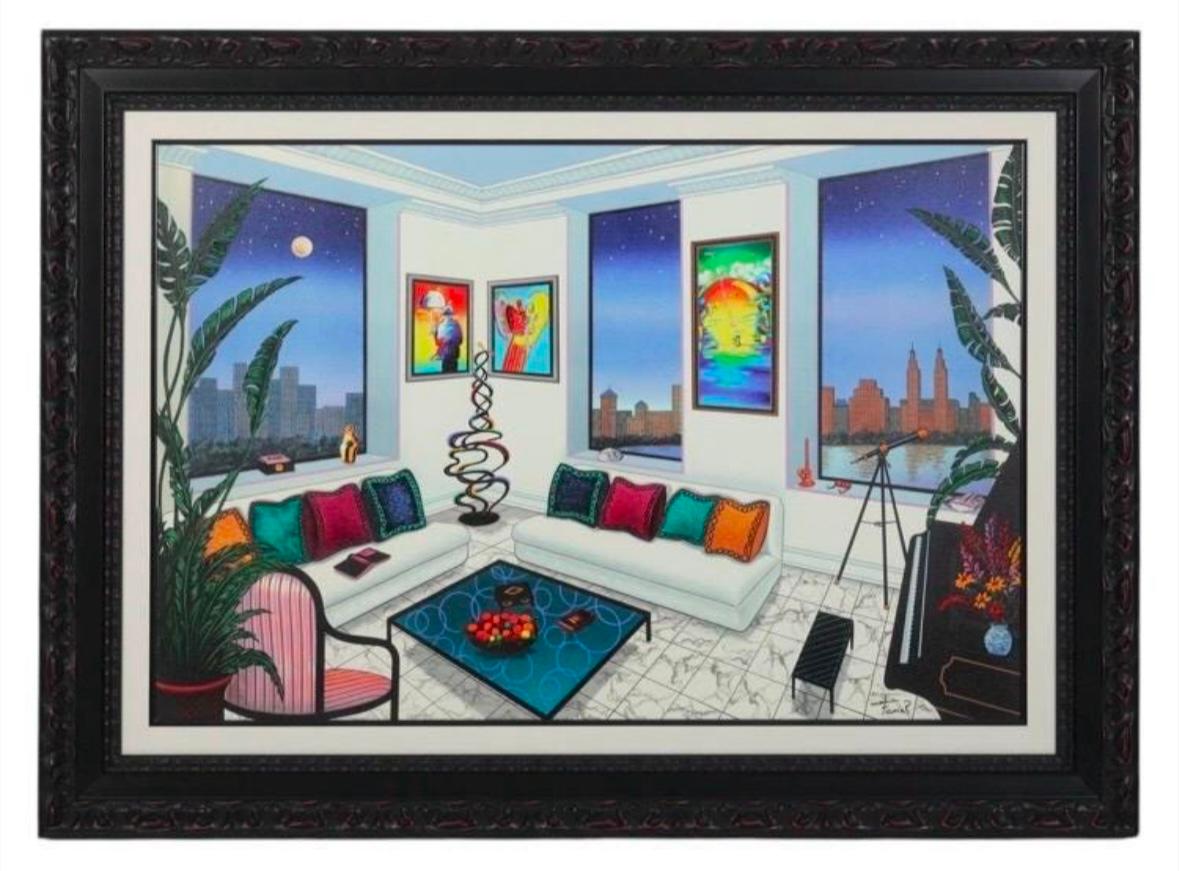 “New York Moonscape II” - Print by Fanch (Francois Ledan)