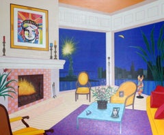 Interior With Liberty-Limited Edition Serigraph, Signed by Artist