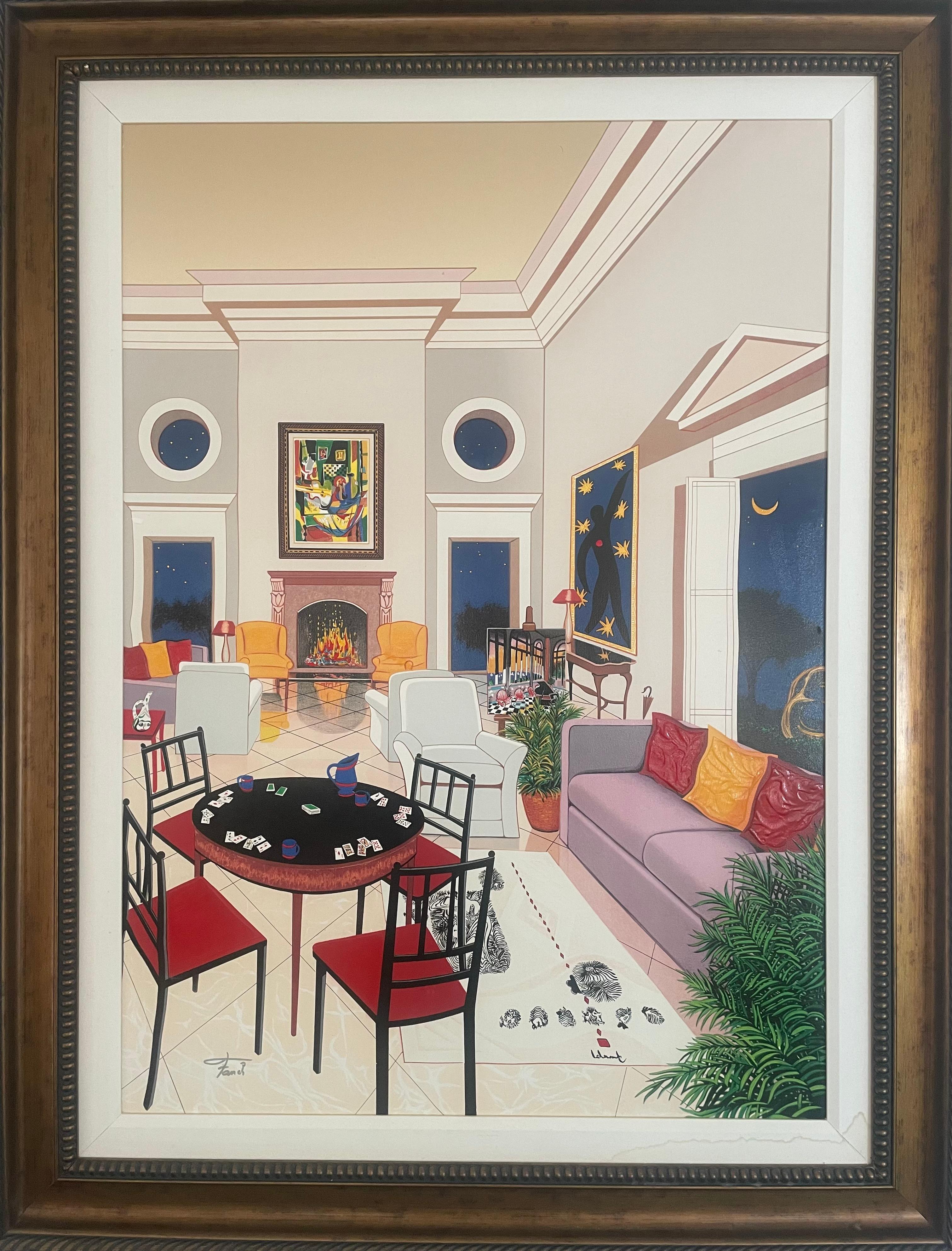 “Le Salon Matisse” - Print by Fanch Ledan