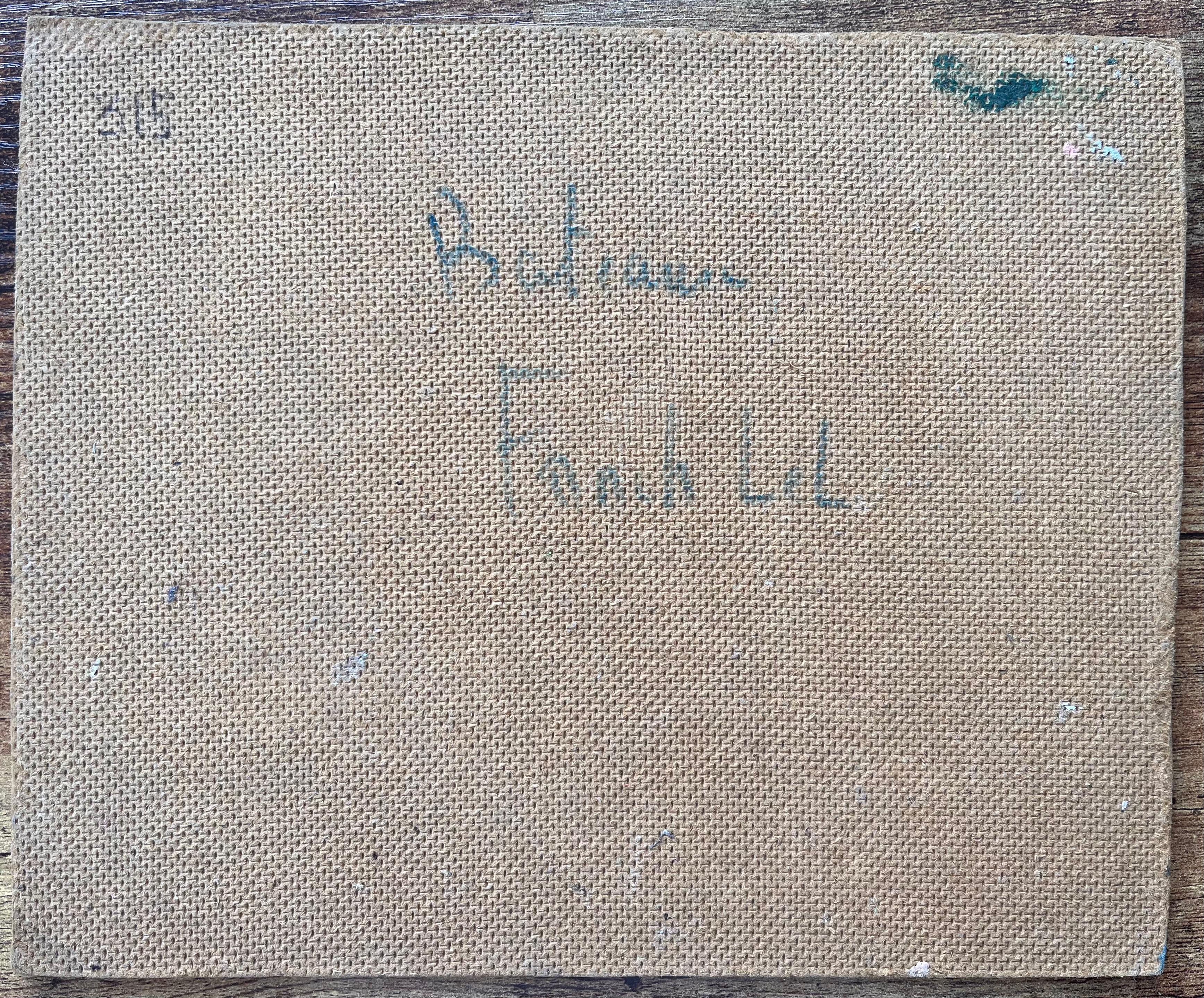 Peinture à l'huile française de la côte des Bateaux avec des bateaux et un phare en vente 3