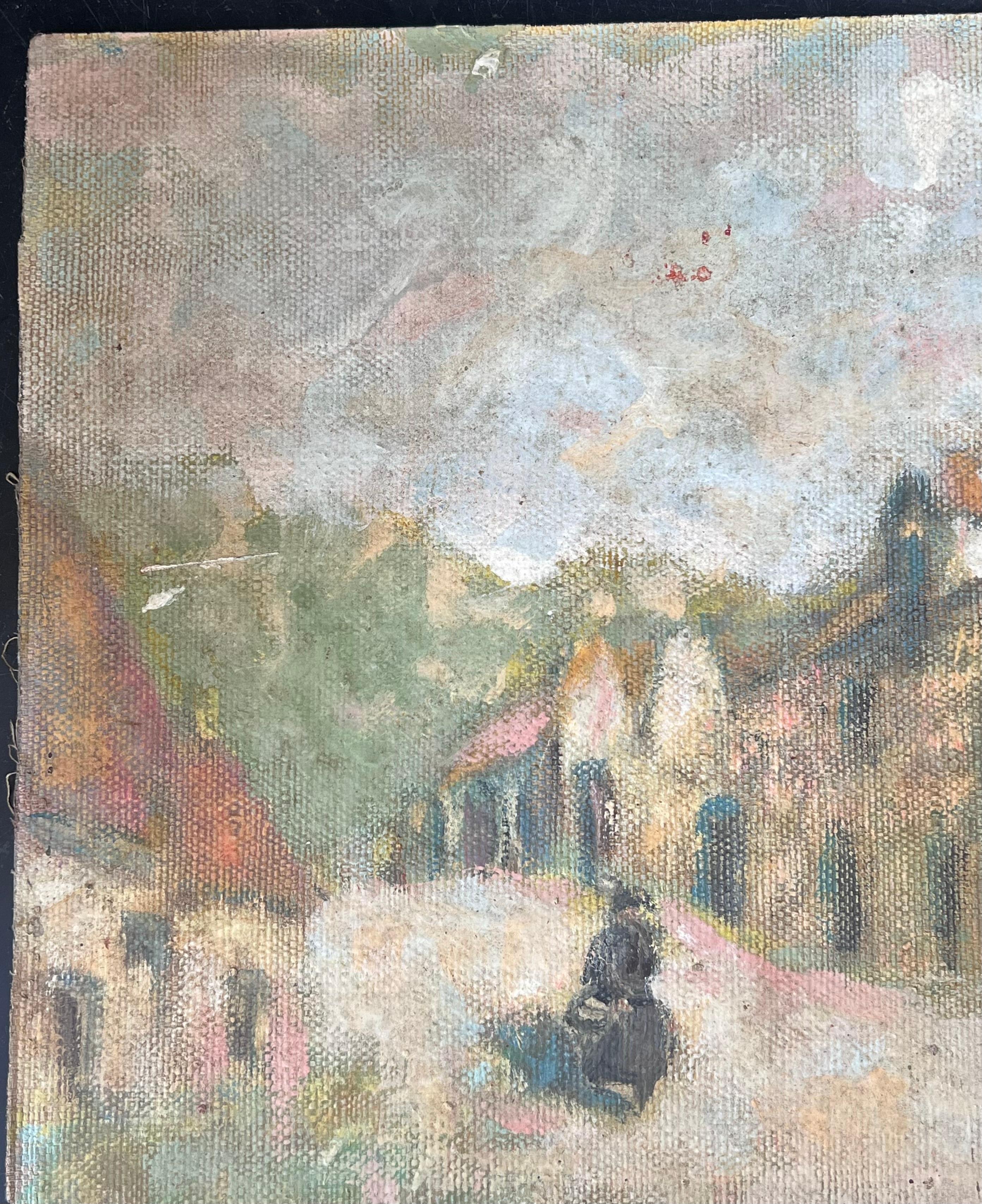 Figure Déambulation
signé par Fanch Lel ( Ecole française)
Peinture à l'huile sur toile, carton, non encadrée
Tableau : 13 x 16 pouces
Inscrit au verso
Condit : Le tableau est en bon état, avec des signes mineurs de manipulation sur les