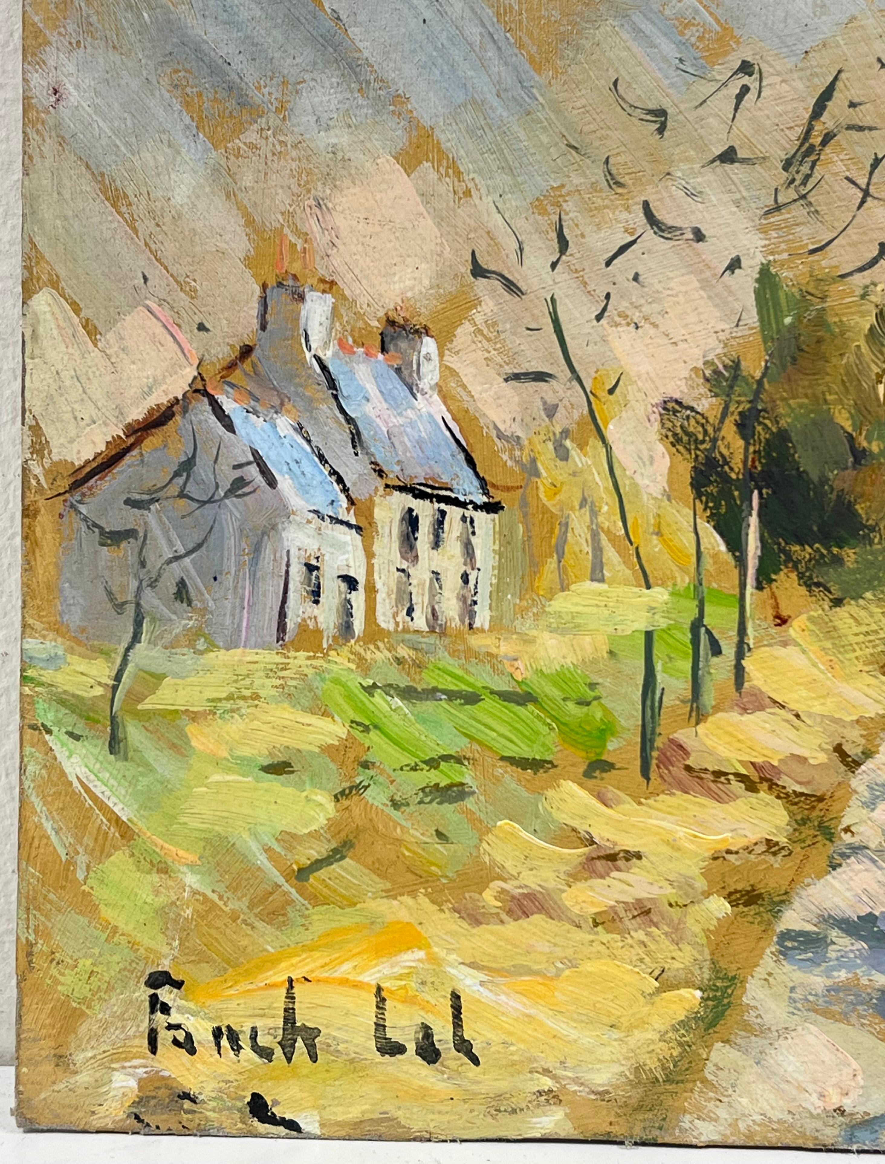 Passeggiata al sole
firmato da Fanch Lel (francese, nato nel 1930)
dimensioni: 9 x 10,75 pollici
datato 95'
iscritto al verso
dipinto a olio su tavola, senza cornice
condizioni: il dipinto è in ottime condizioni. In precedenza è stato conservato