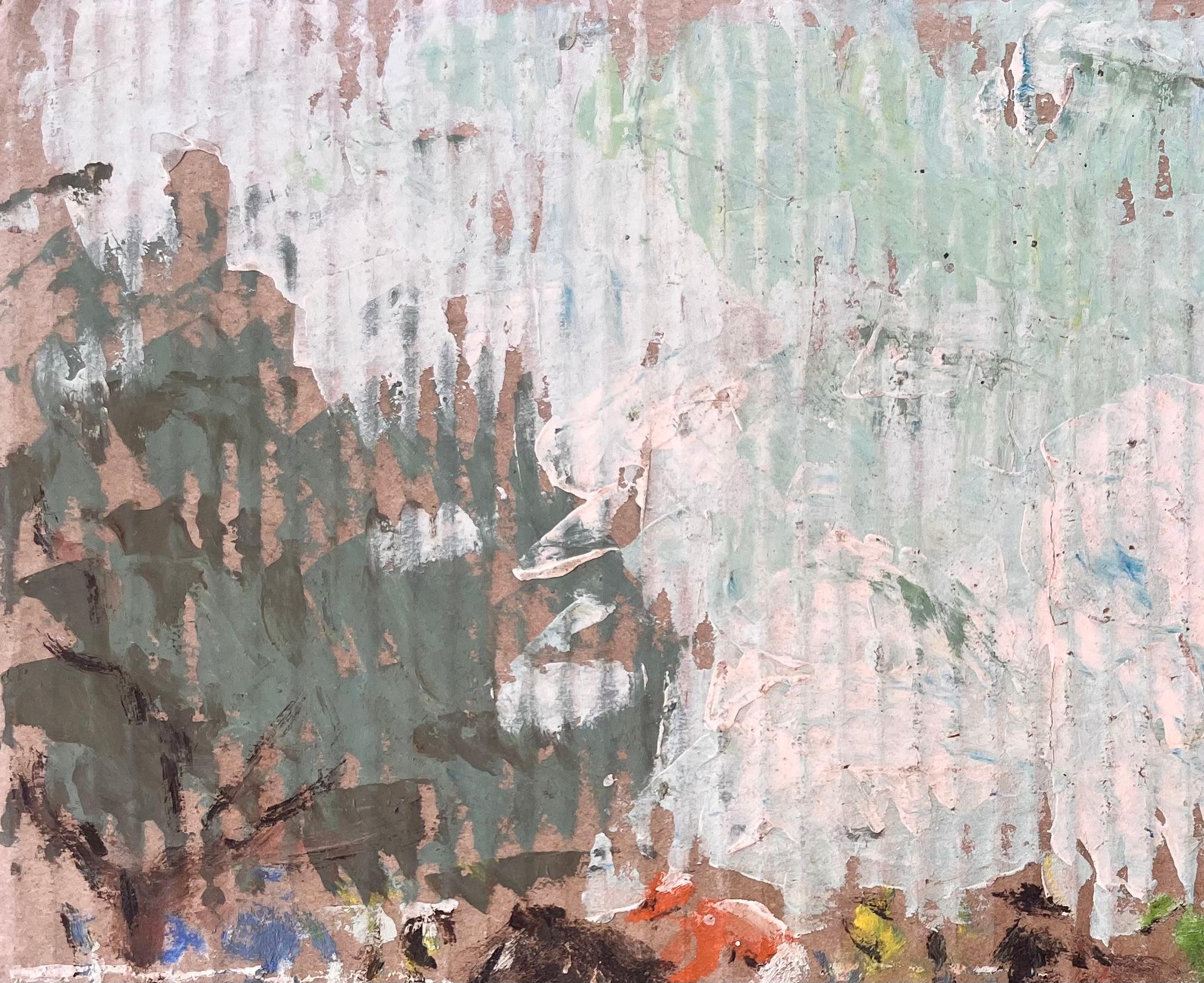 Französischer Impressionist Pferderennen Szene in Marville Saint Malo von Fanch Lel im Angebot 5