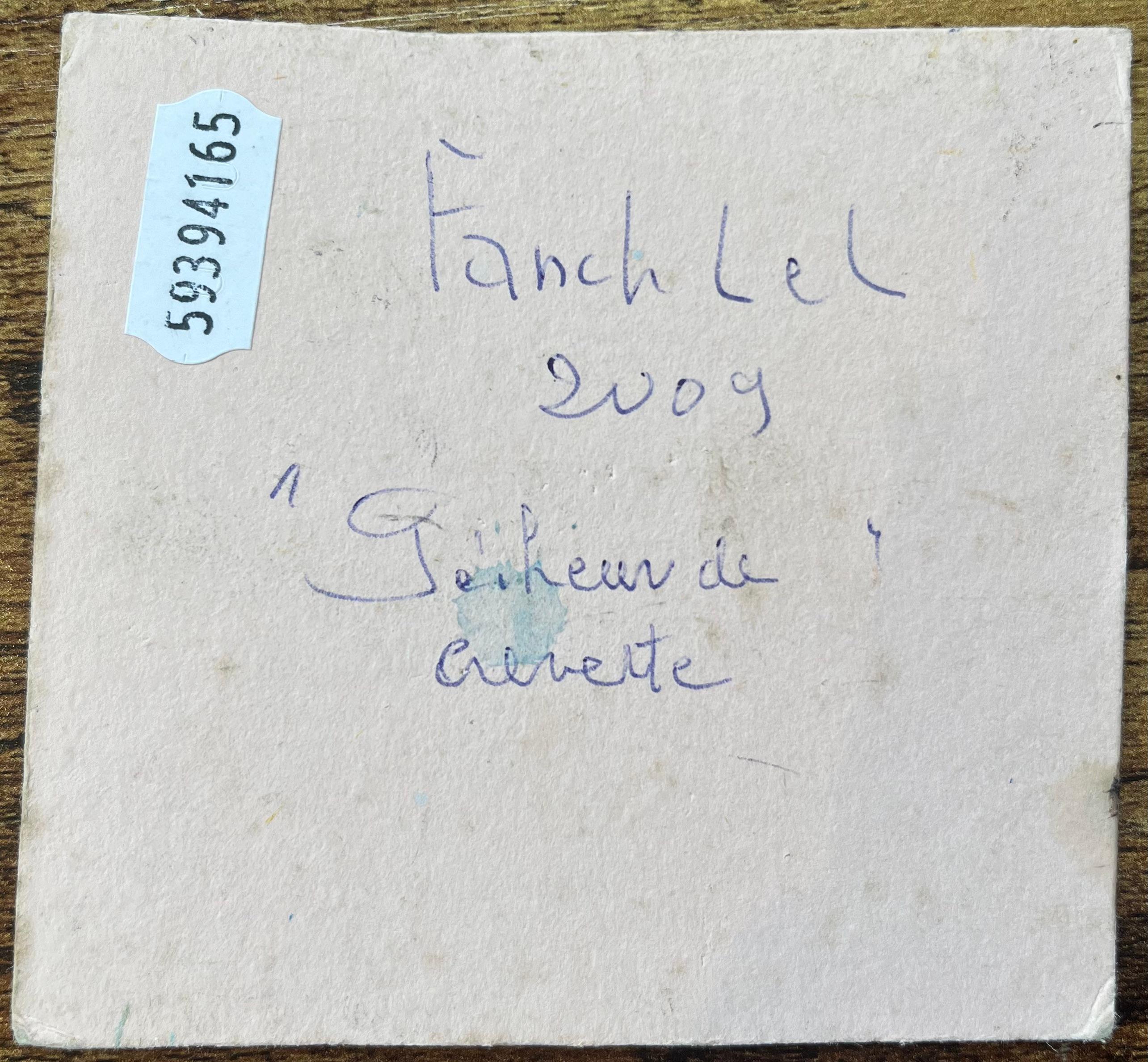 Französisches impressionistisches Ölgemälde eines am SHORE entlang schreitenden Krabbenfischers im Angebot 1