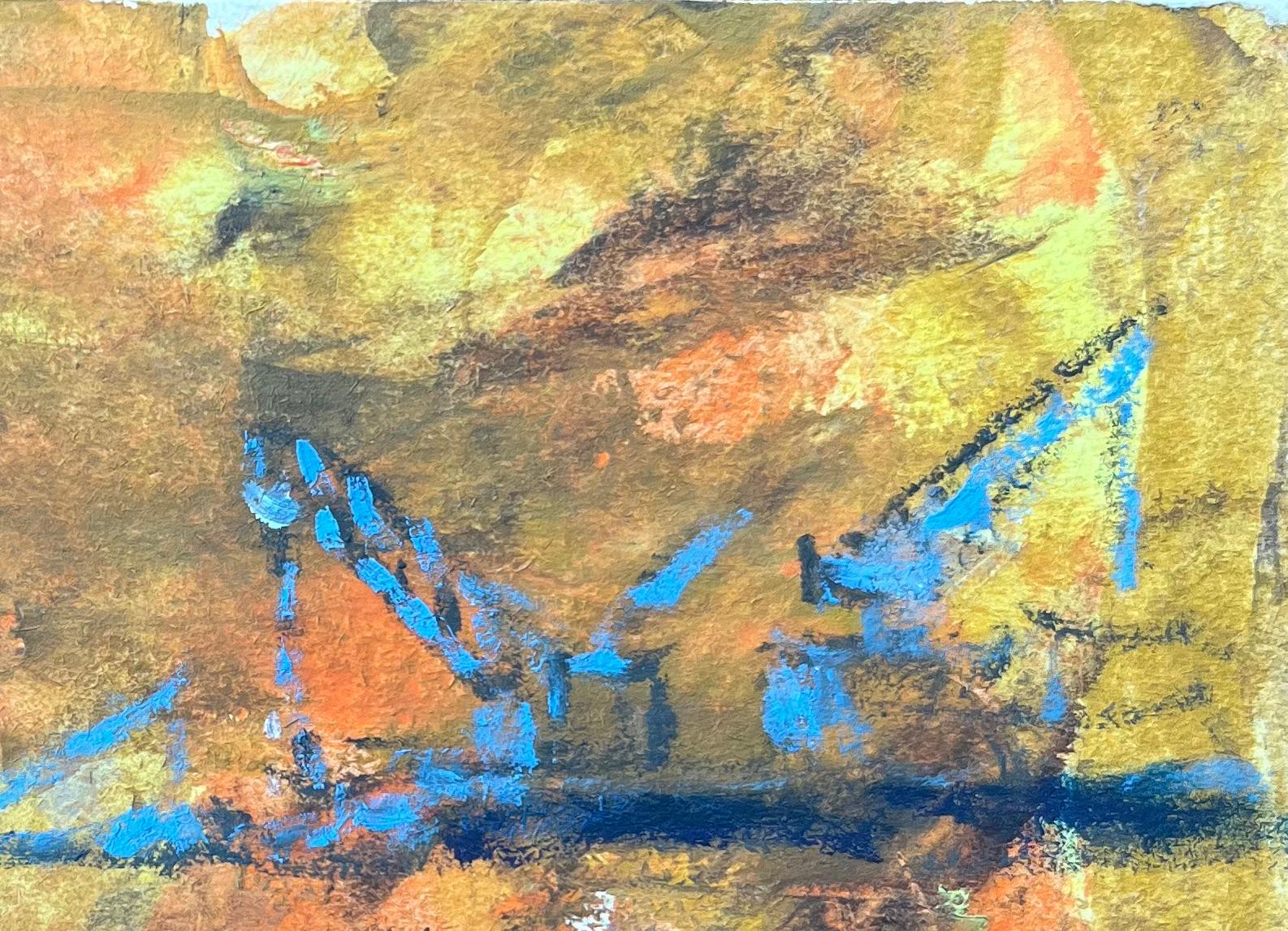Titolo: Pittura a olio impressionista francese di barche nel porto di Saint-Malo
Di Fanch Lel (francese, nato nel 1930)
Dimensioni: 4,5 x 6,75 pollici (altezza x larghezza)
Firmato: Yes One
Pittura a olio su cartone, senza cornice
Condit: Il dipinto