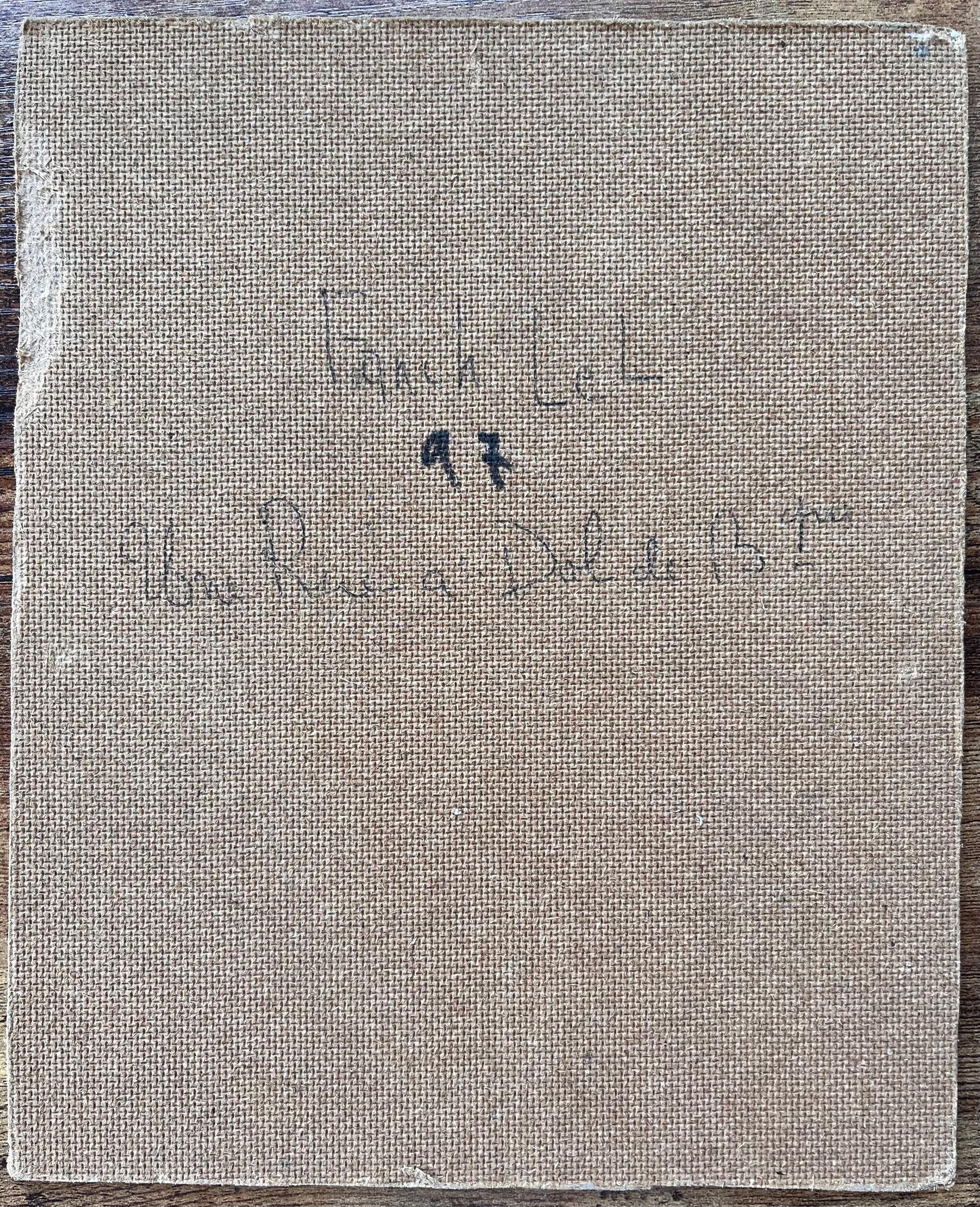 Französischer Impressionist Ölgemälde von belebten Straßenszene in Dieulefit Drôme im Angebot 3