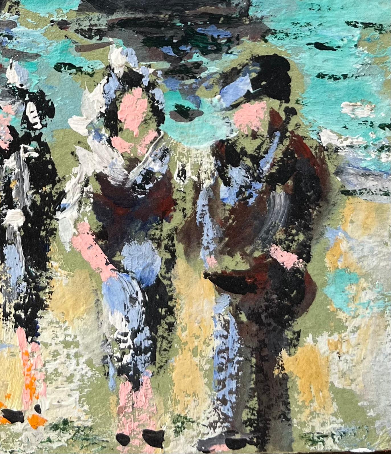 Title: French Impressionist Oil Painting of 