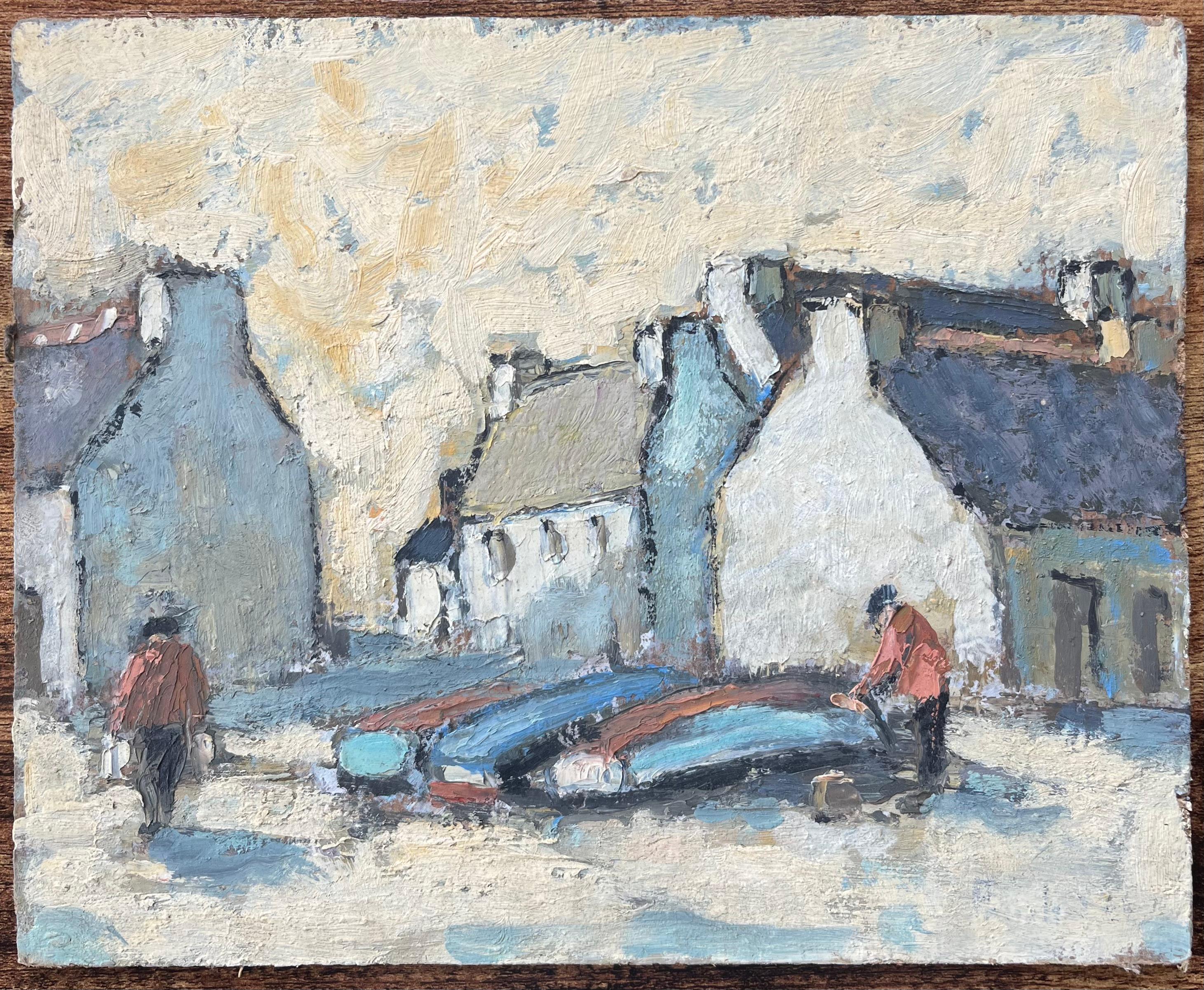 Dipinto a olio impressionista francese 