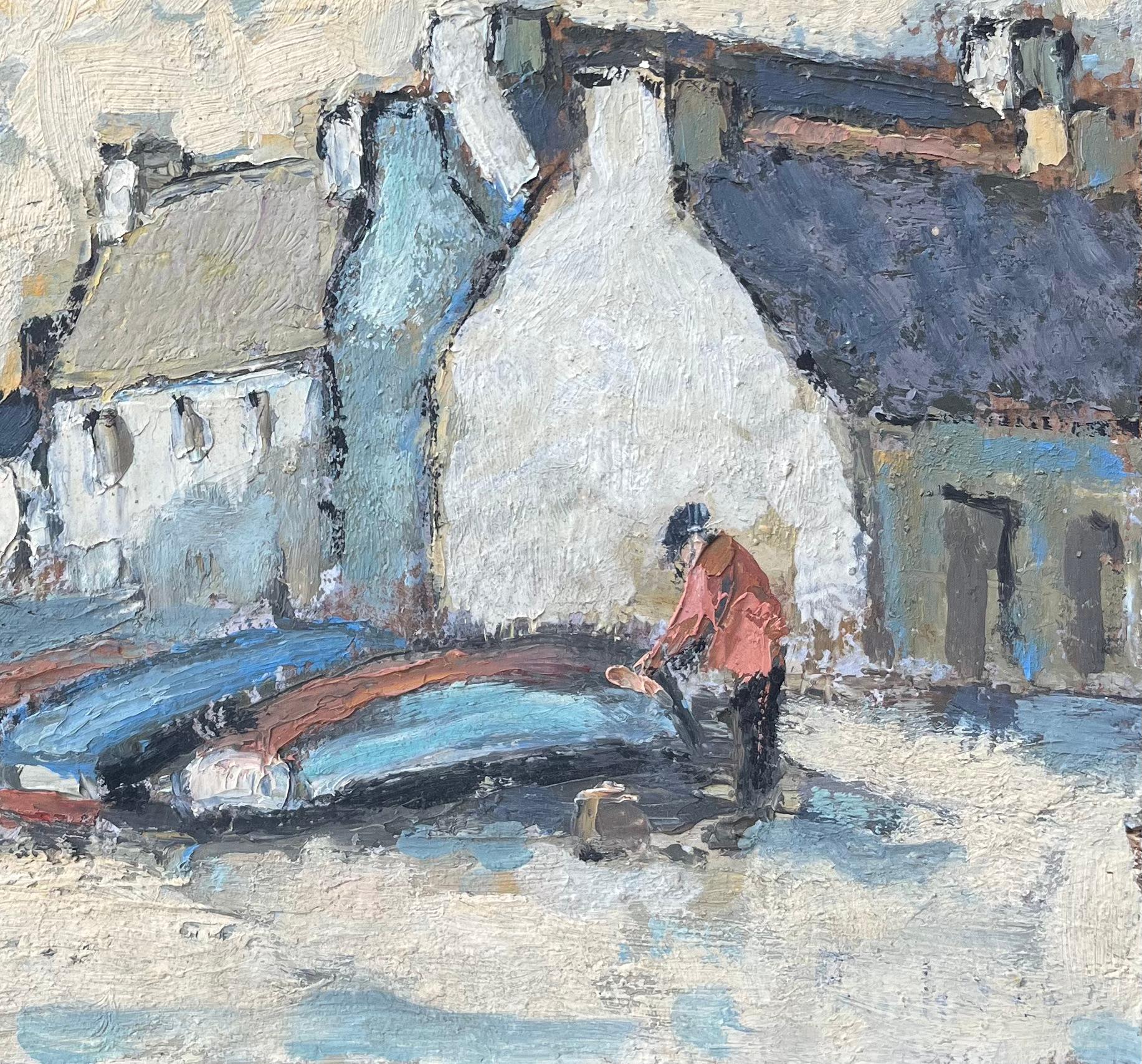 Dipinto a olio impressionista francese 