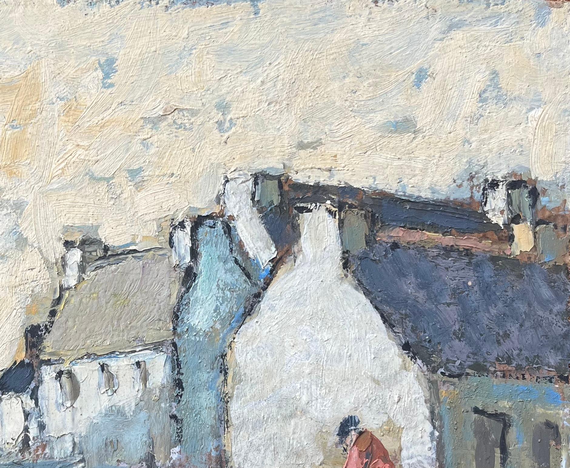 Titolo: Dipinto a olio impressionista francese di 