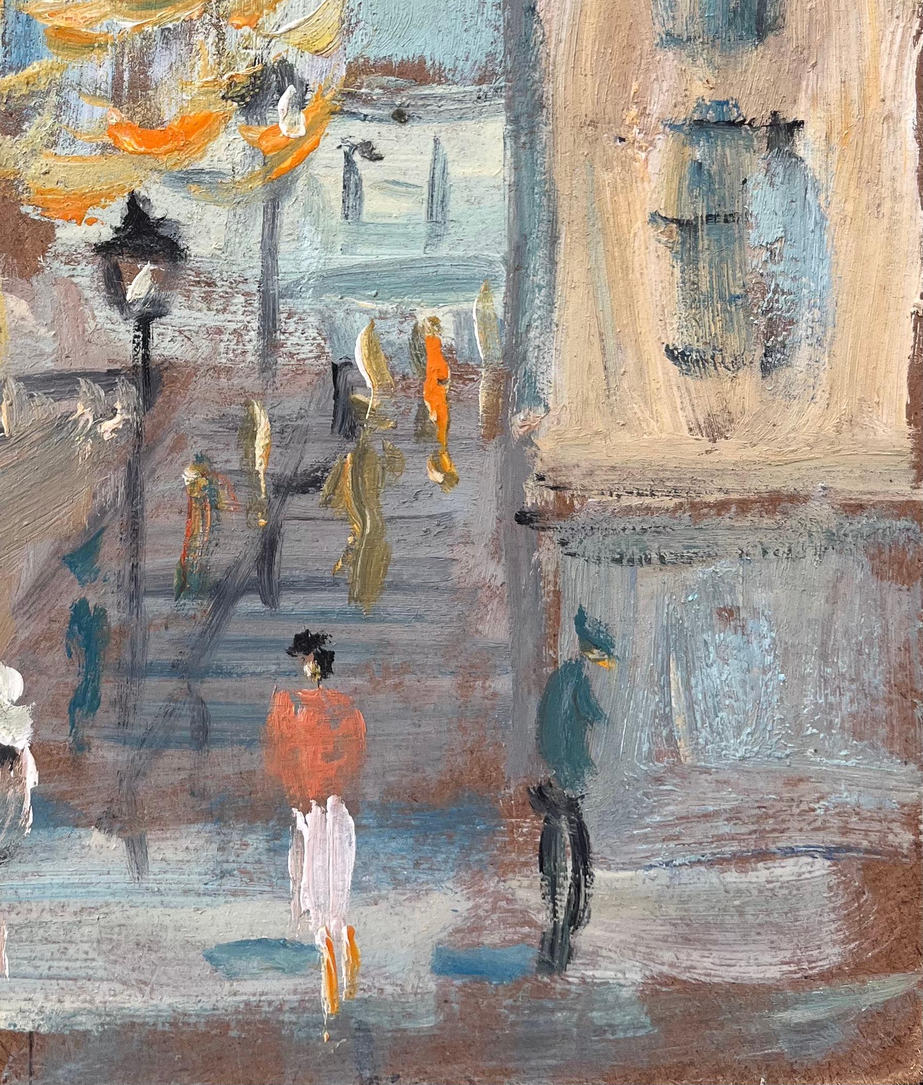 French Impressionist Oil Painting of Montmartre with a View of Sacré-Cœur For Sale 1
