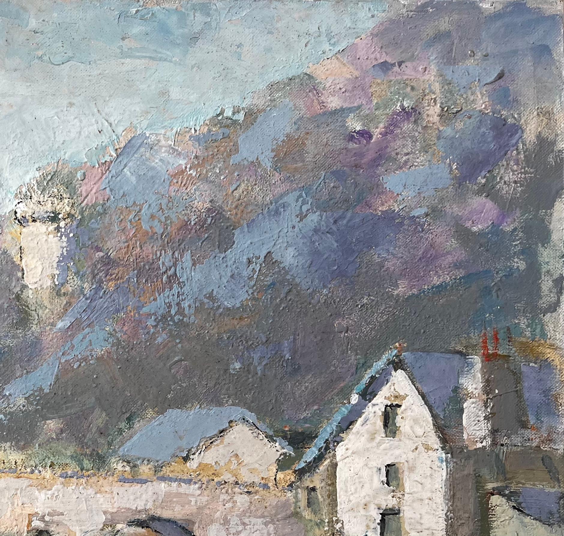 Titre : Le village fluvial de Dinan avec son pont de pierre et ses toits bleus Peinture à l'huile
par Fanch Lel
Signé : Coin inférieur gauche
Taille : 14.75 x 18.25 pouces (hauteur x largeur)
Peinture à l'huile sur carton, non encadrée
Condit : Bon