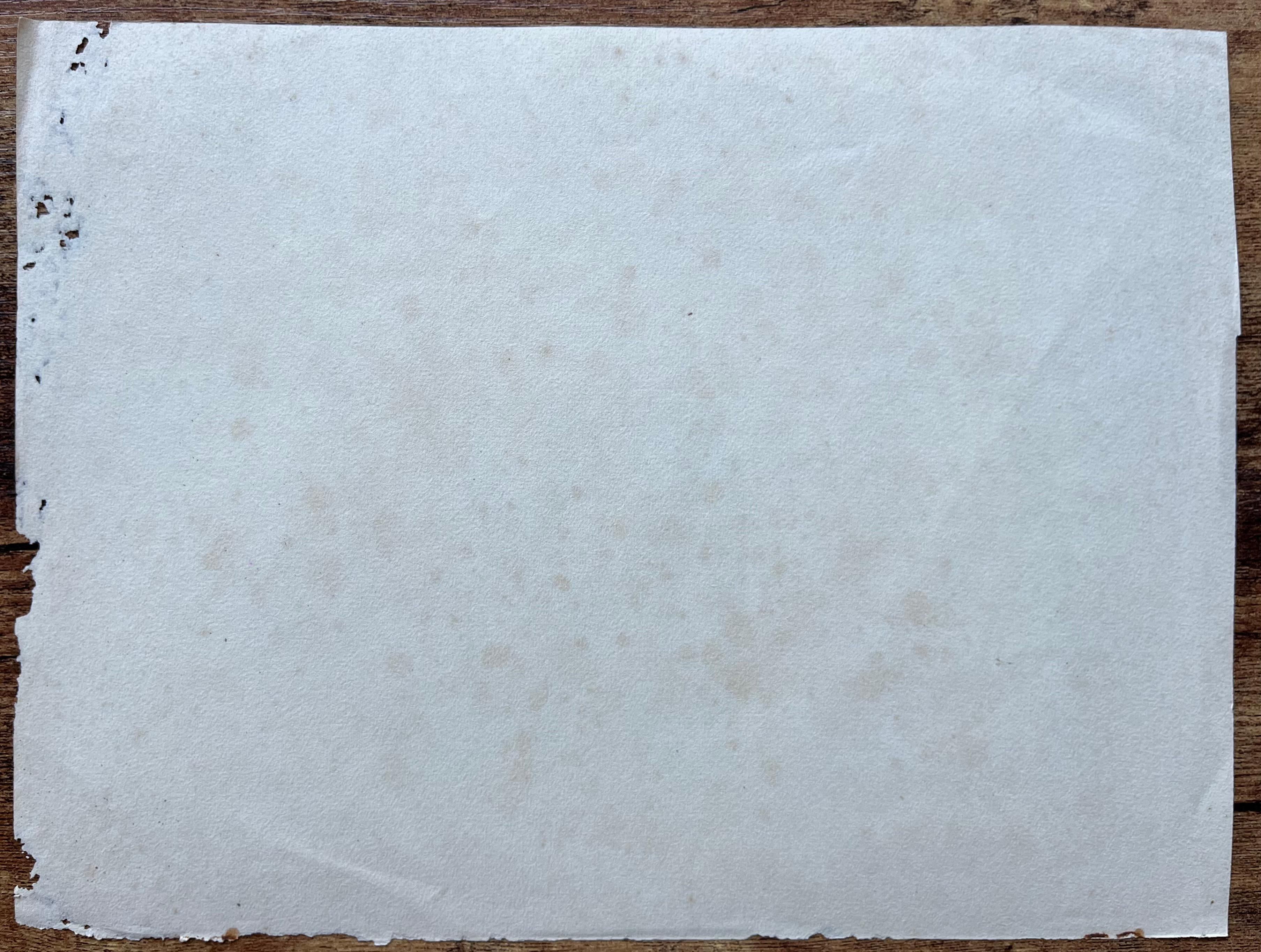 Aquarelle française d'un cheval et d'une charrette sur une route de campagne datée de 1993 en vente 2