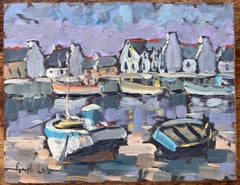 Le Port De Lannion Barcos de pesca amarrados en el puerto de Bretaña Fanch Lel 2000