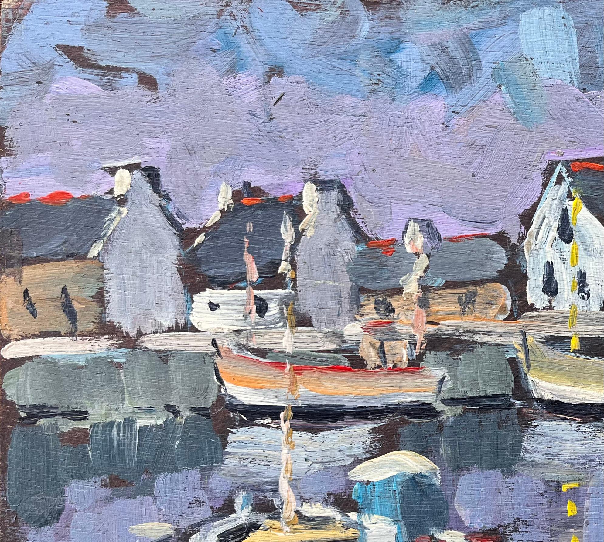 Le Port De Lannion Fischerboote im bretonischen Hafen Fanch Lel 2000 im Angebot 4