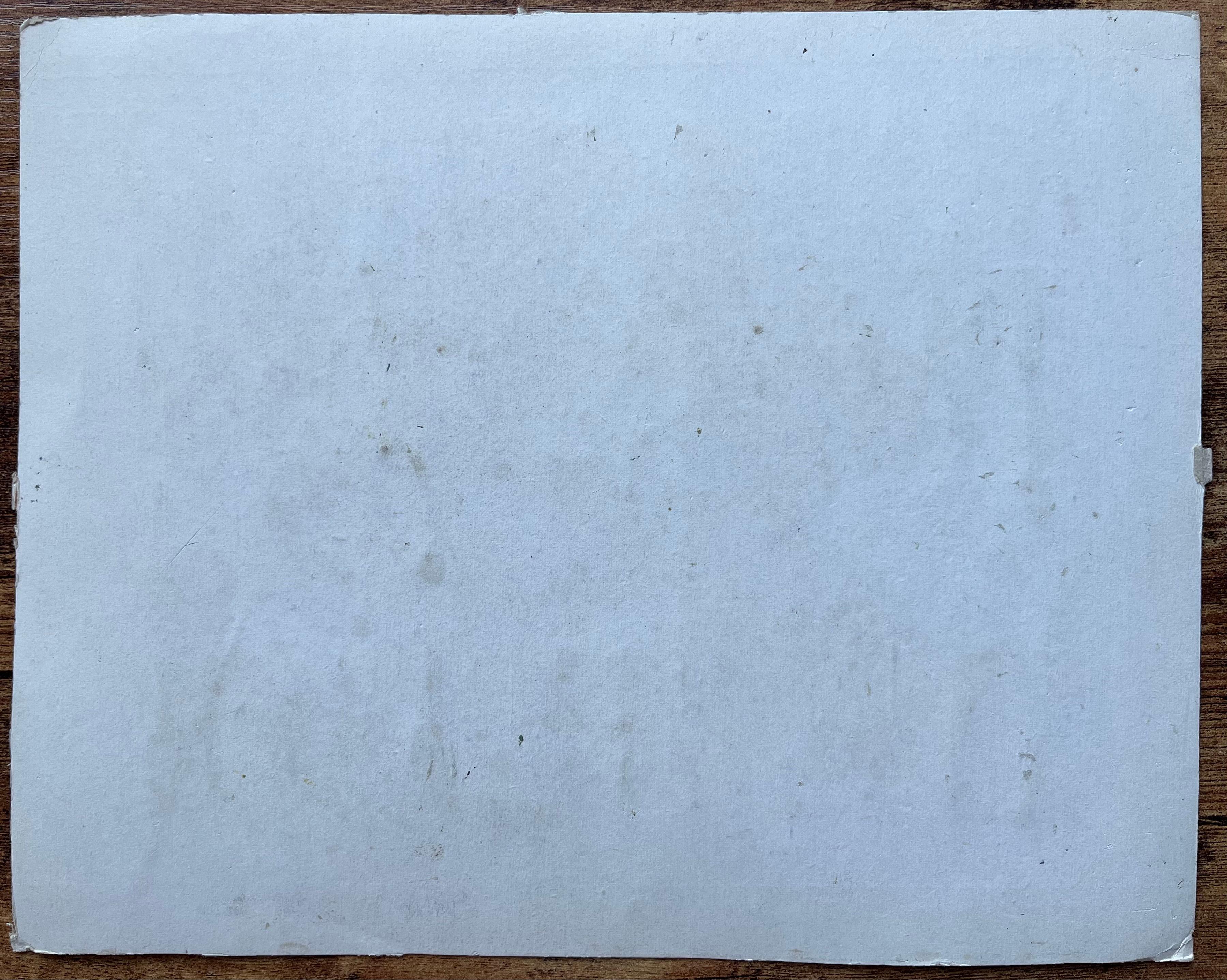Französische Landschaft aus der Jahrhundertmitte mit kahlen Bäumen und Häusern mit roten Dächern im Angebot 2