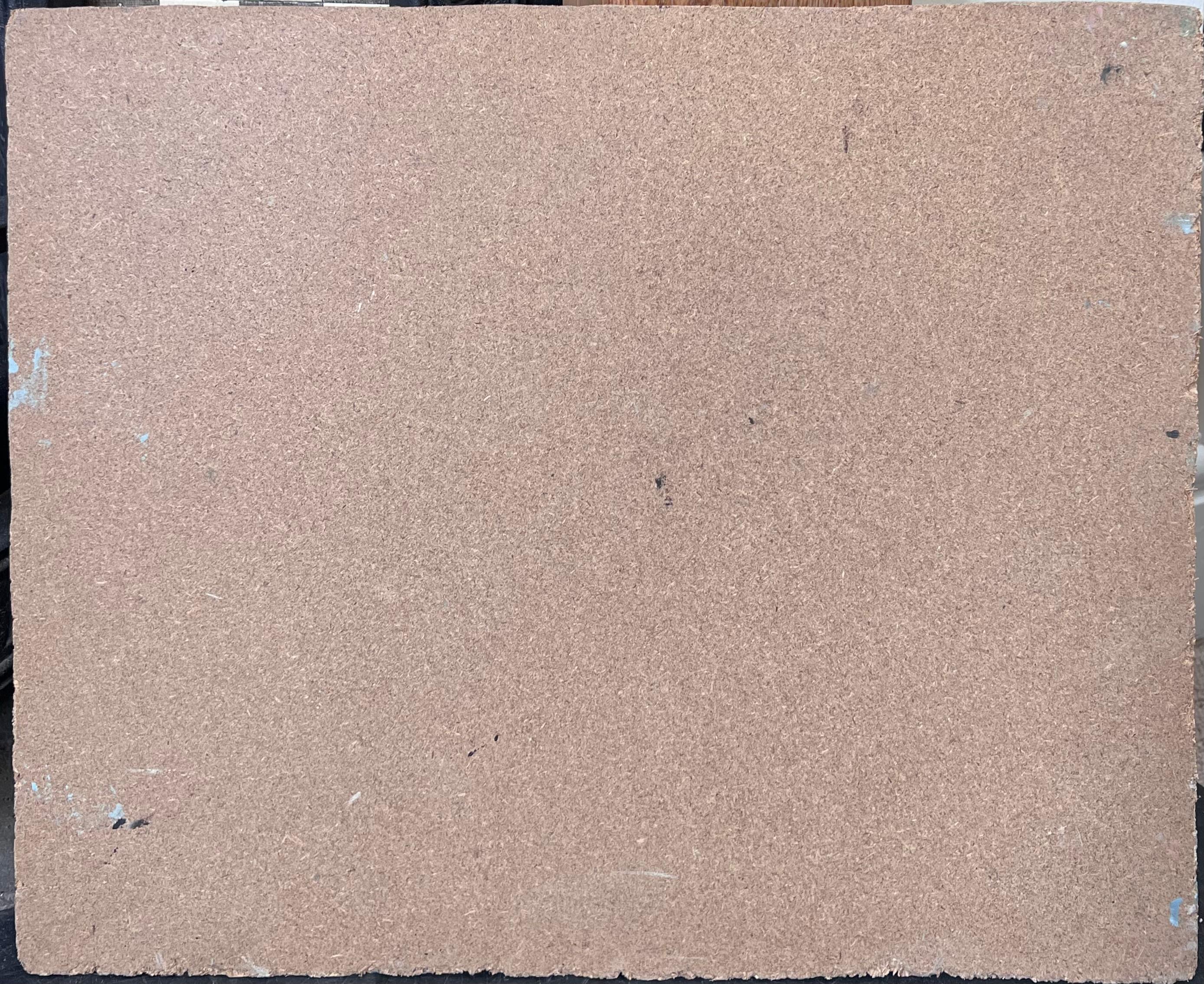 Ciel violet au-dessus du phare Port Plage Paysage français Peinture à l'huile en vente 4