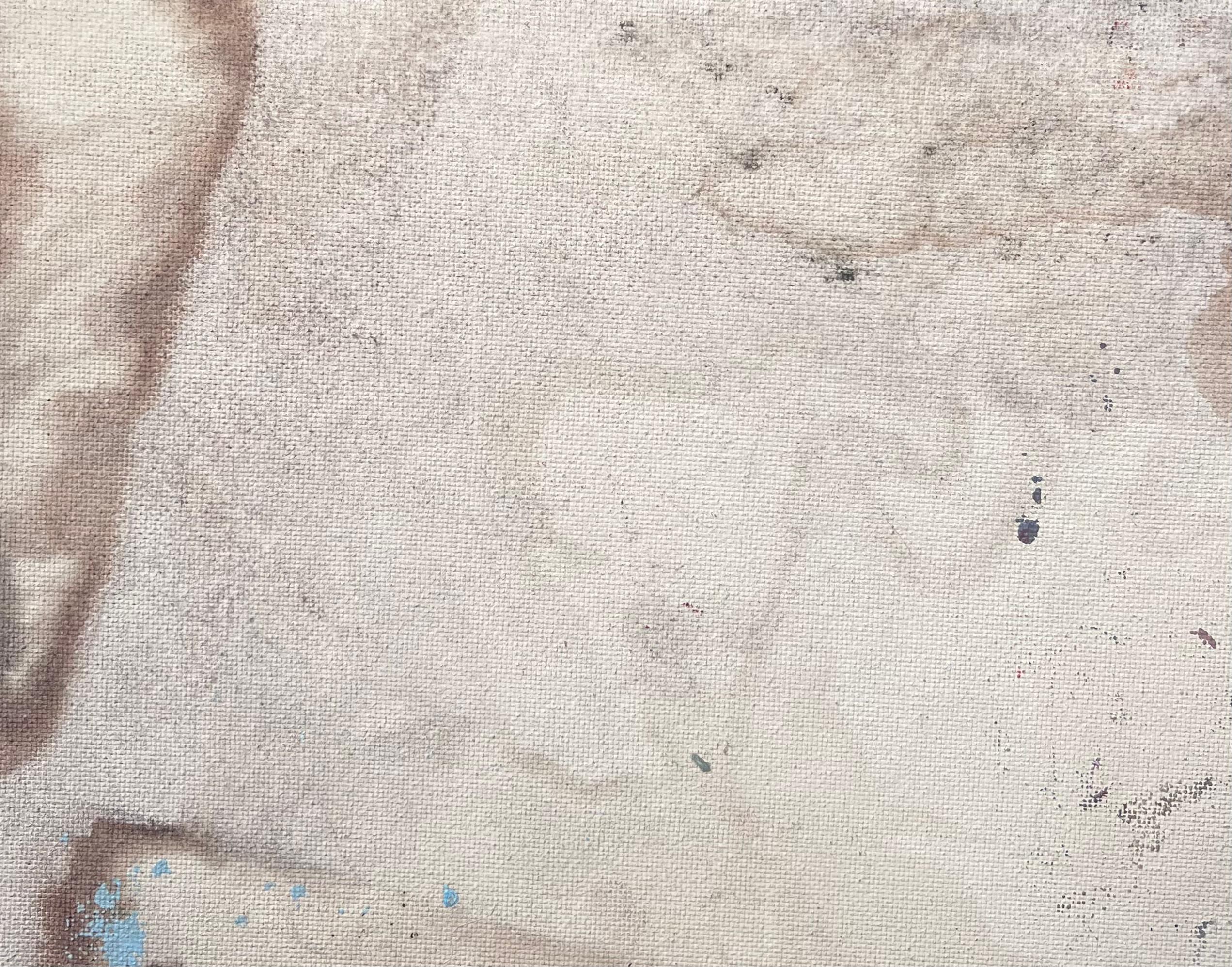 Natura morta Mele rosse che fuoriescono da un cesto intrecciato  e Pittura ad olio su brocca di ceramica in vendita 2