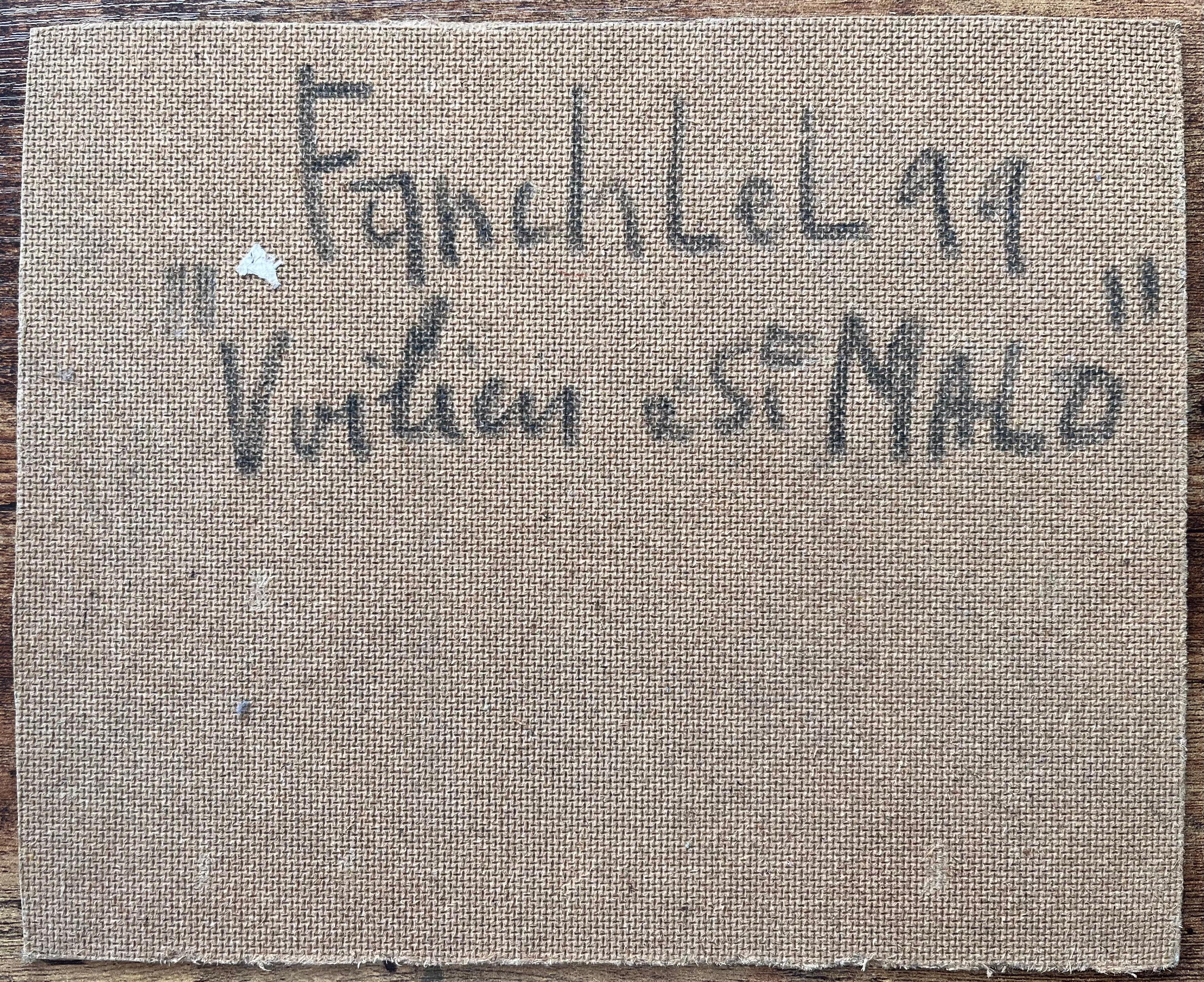 Vutien à St Malo Französisches Küstengemälde mit vertäuten Booten von Fanch Lel im Angebot 7