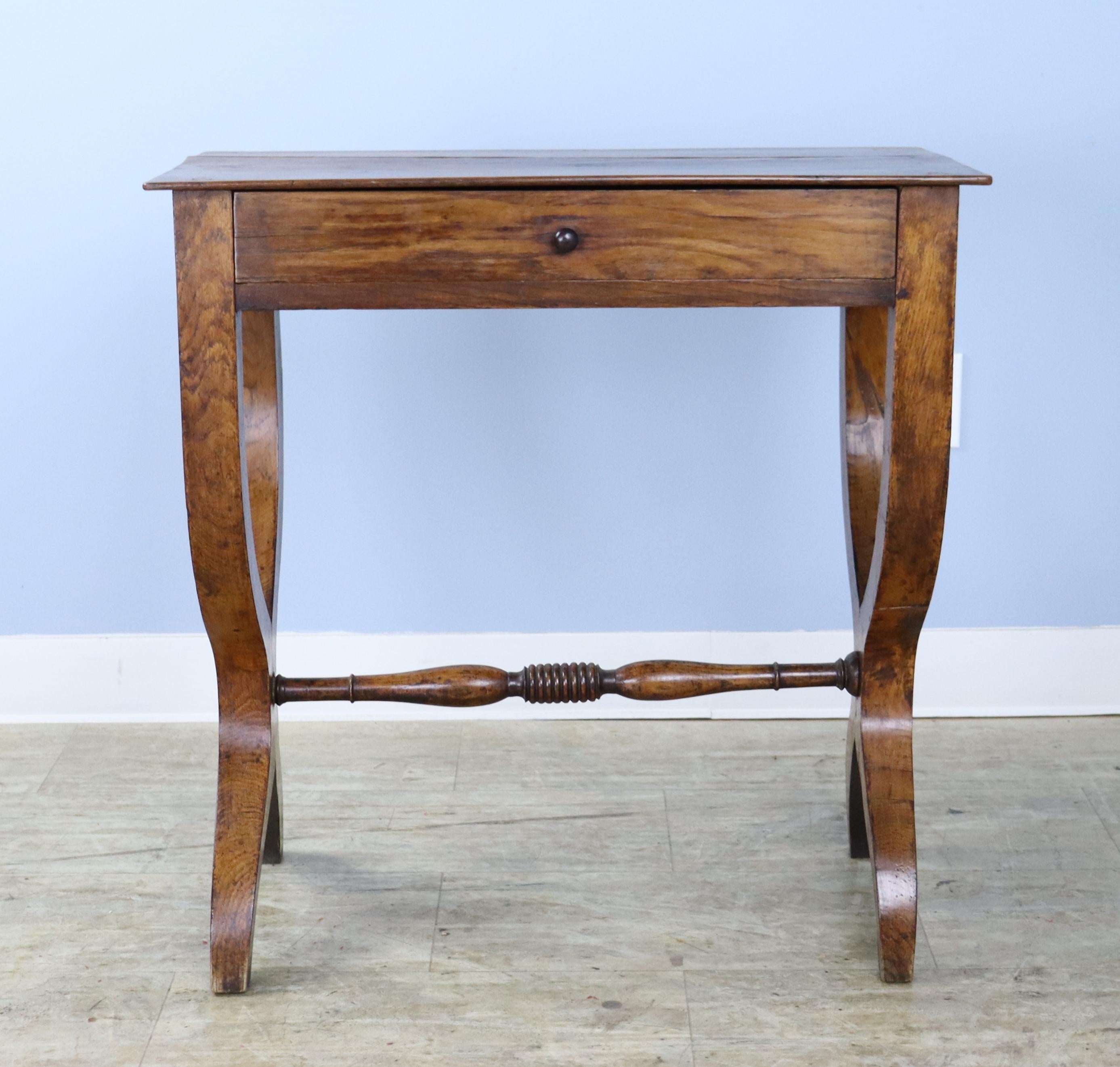 Fanciful French Chestnut Side Table In Good Condition For Sale In Port Chester, NY