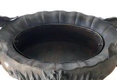 Fanciful Pair of French Art Nouveau Iron Planters/Jardini­ères