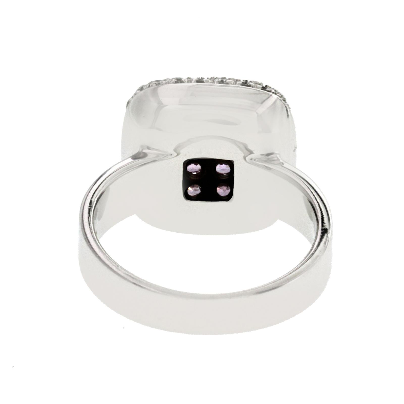 Women's Fancy 0.90 Carat Pink Sapphire and 0.84 Carat Diamonds 18 Karat Gold Band Ring For Sale