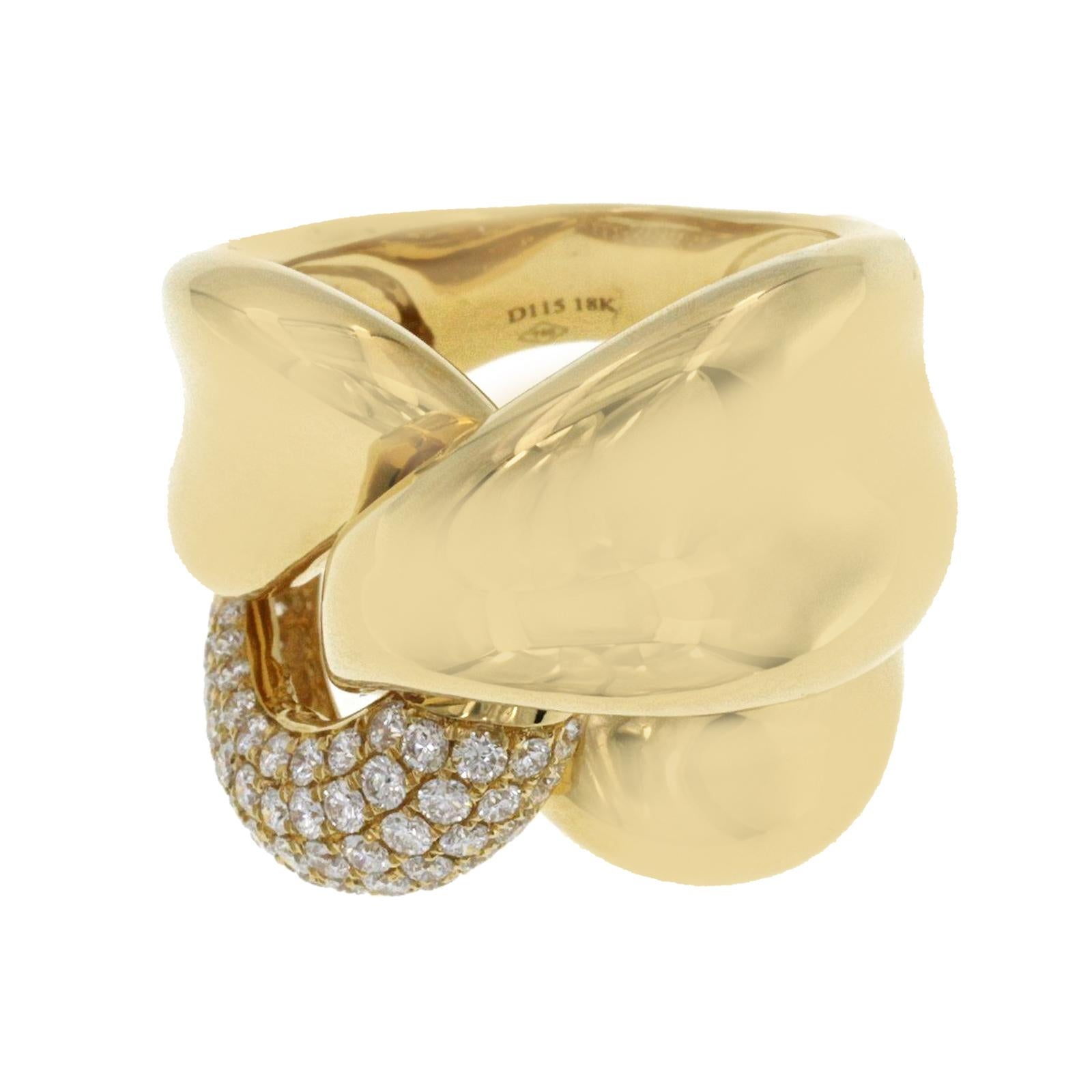 100% Authentic, 100% Customer Satisfaction

Top: 22 mm

Band Width: 5.5 mm

Ring Height: 12 mm

Metal: 18K Yellow Gold 

Size: 6-8 ( Please message Us for your Size )

Hallmarks: 18K

Total Weight: 17.2 Grams

Stone Type: 1.55 CT G VS
