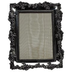 Fancy Antique American Sterling Silver Picture Frame
