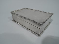 Fancy Antique English Sterling Silver Box