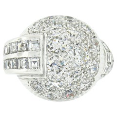 Fancy Antique Platinum 4.52ctw Old European
Asscher Diamond Dome Cocktail Ring Fancy Antique Platinum 4.52ctw Old European
Asscher Diamond Dome Cocktail Ring